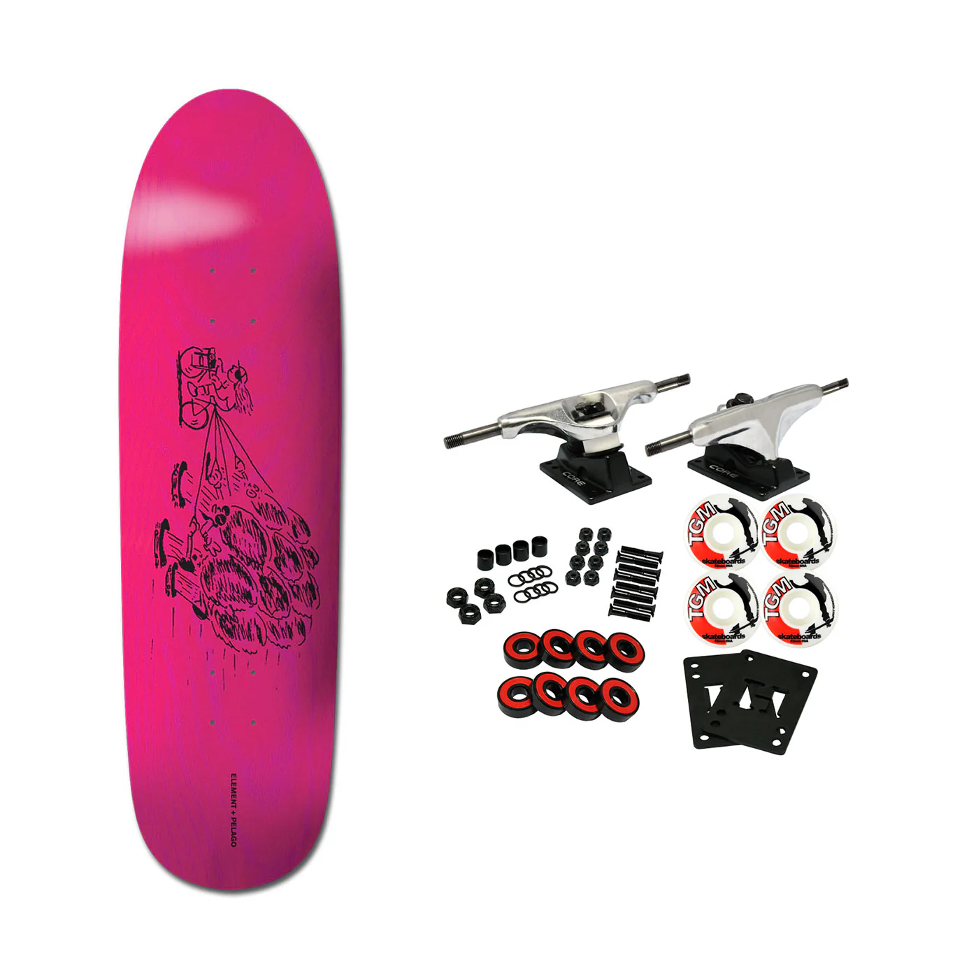 Element Skateboard Complete Pelago Silvo Cruiser 8.875" x 32.25"