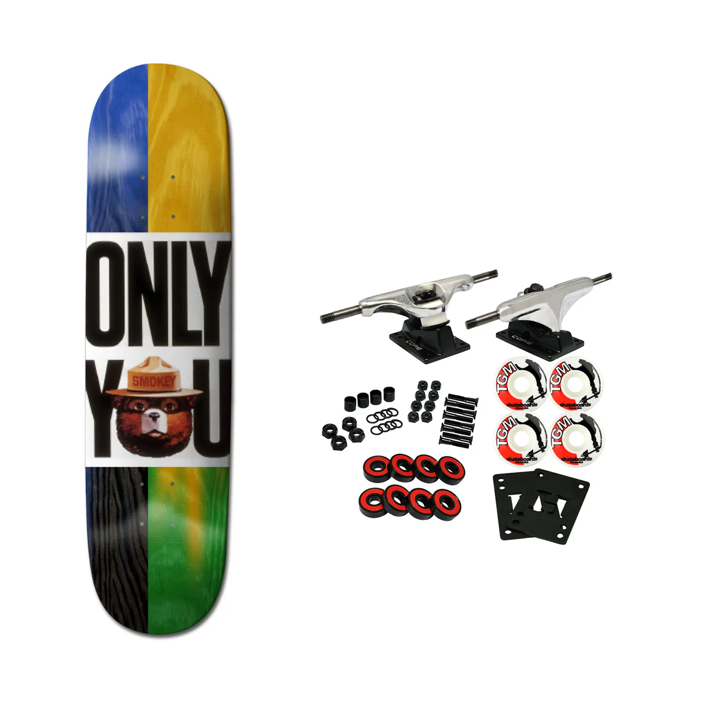 Element Skateboard Complete Smokey Bear Only You 8.0" x 31.8"