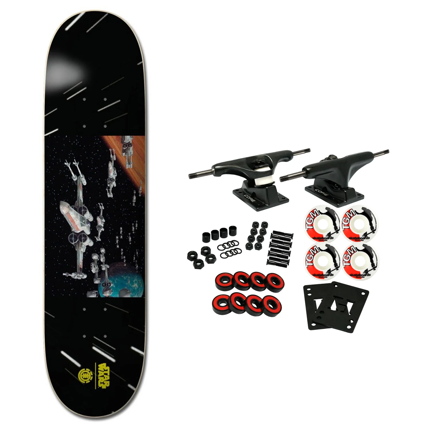 Element Skateboard Complete Star Wars X Wing 7.75"