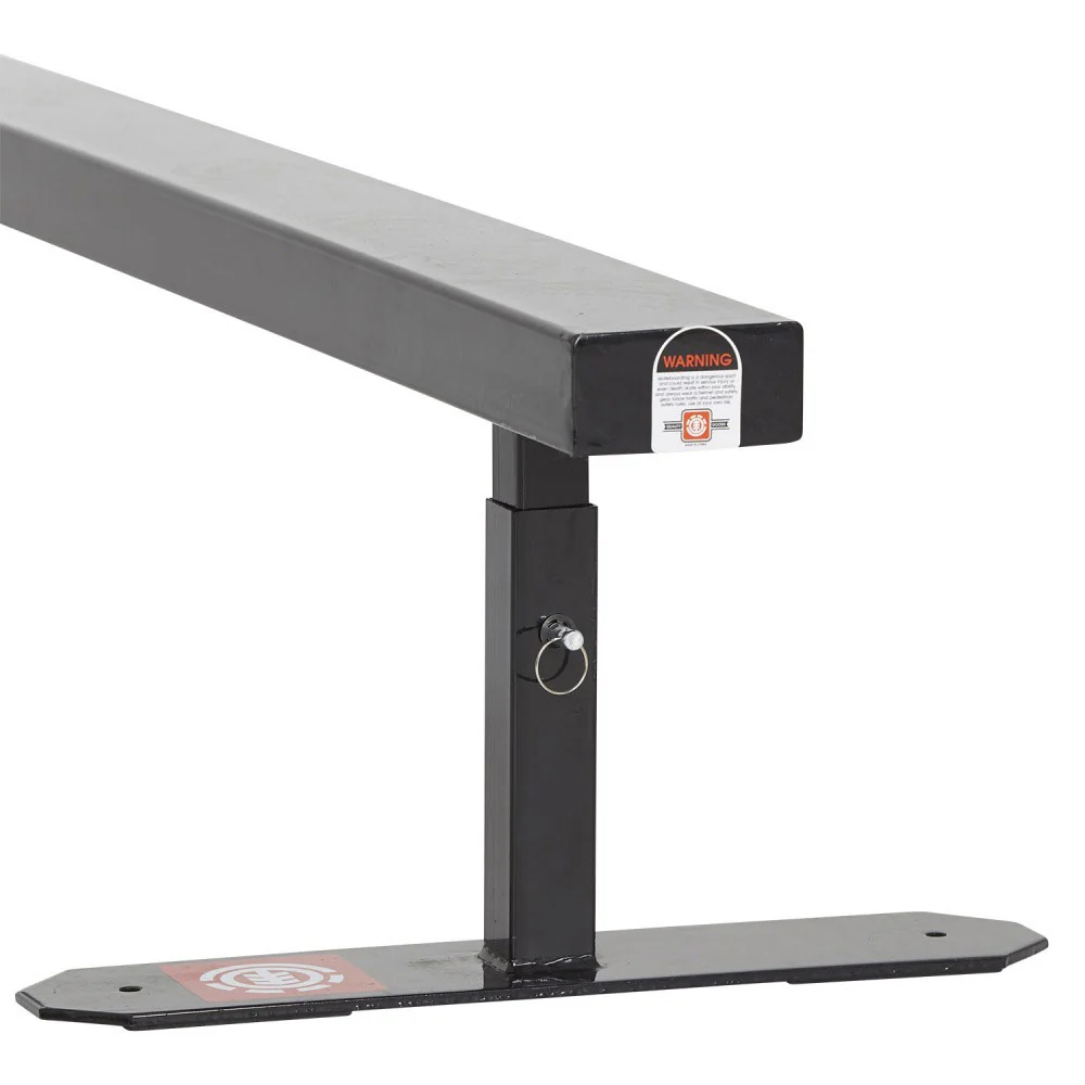 Element Skateboard Grind Rail Flat Bar Obstacle - 6ft Long, Adjustable Height - Image 3