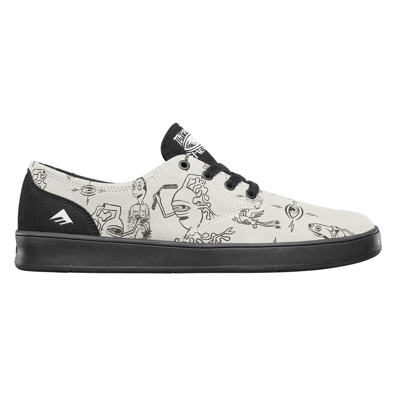 Emerica Shoes Romero Laced X Toy Machine Tan/Black