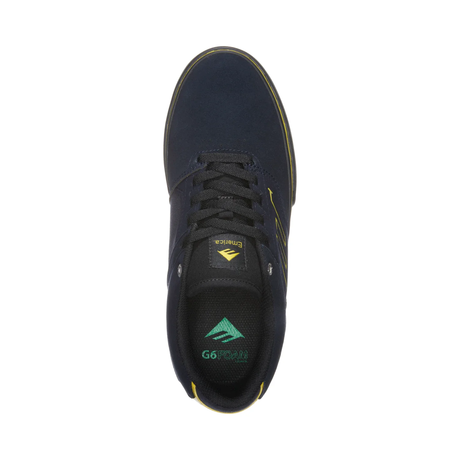 Emerica Skateboard Kids Shoes The Low Vulc Navy/Black Youth - Image 2