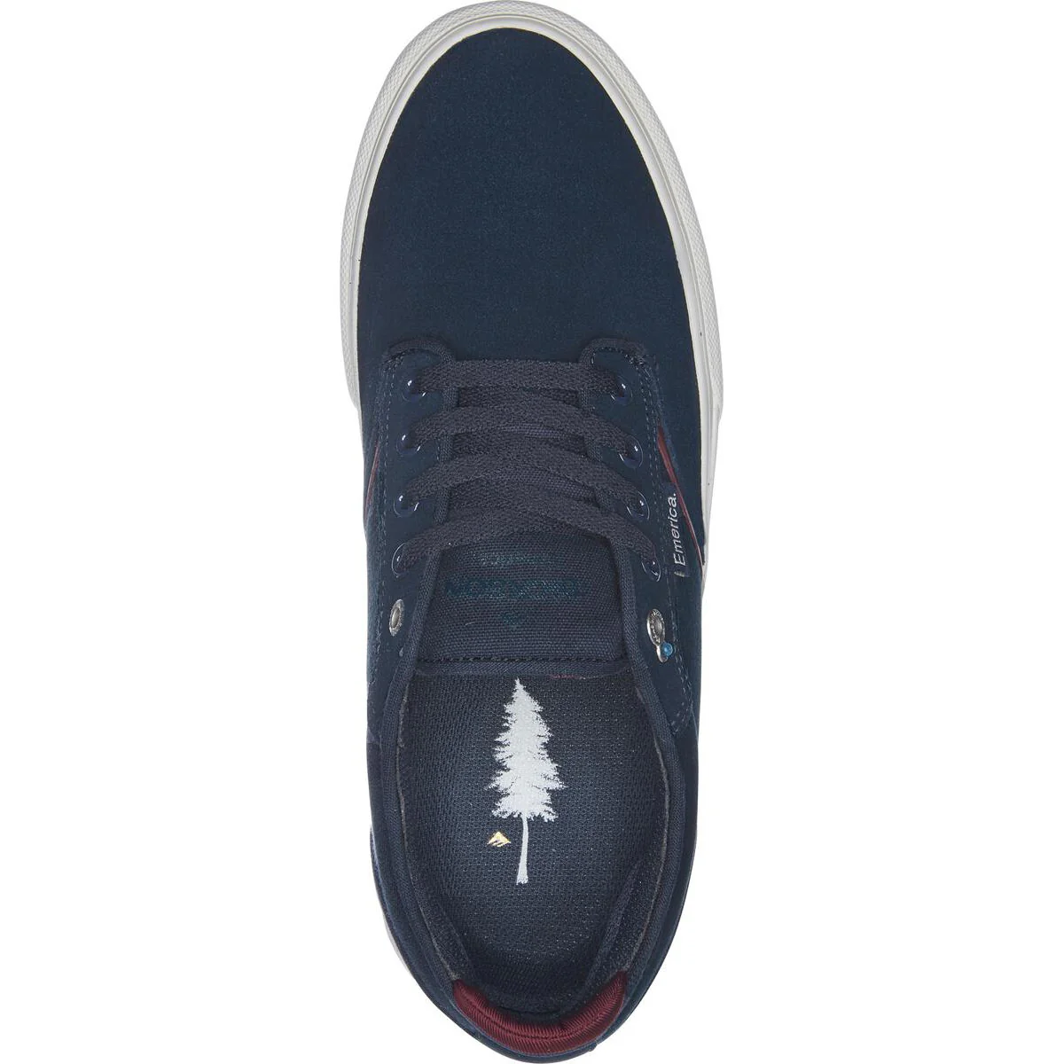 Emerica Skateboard Shoes Dickson Navy/Red - Image 3
