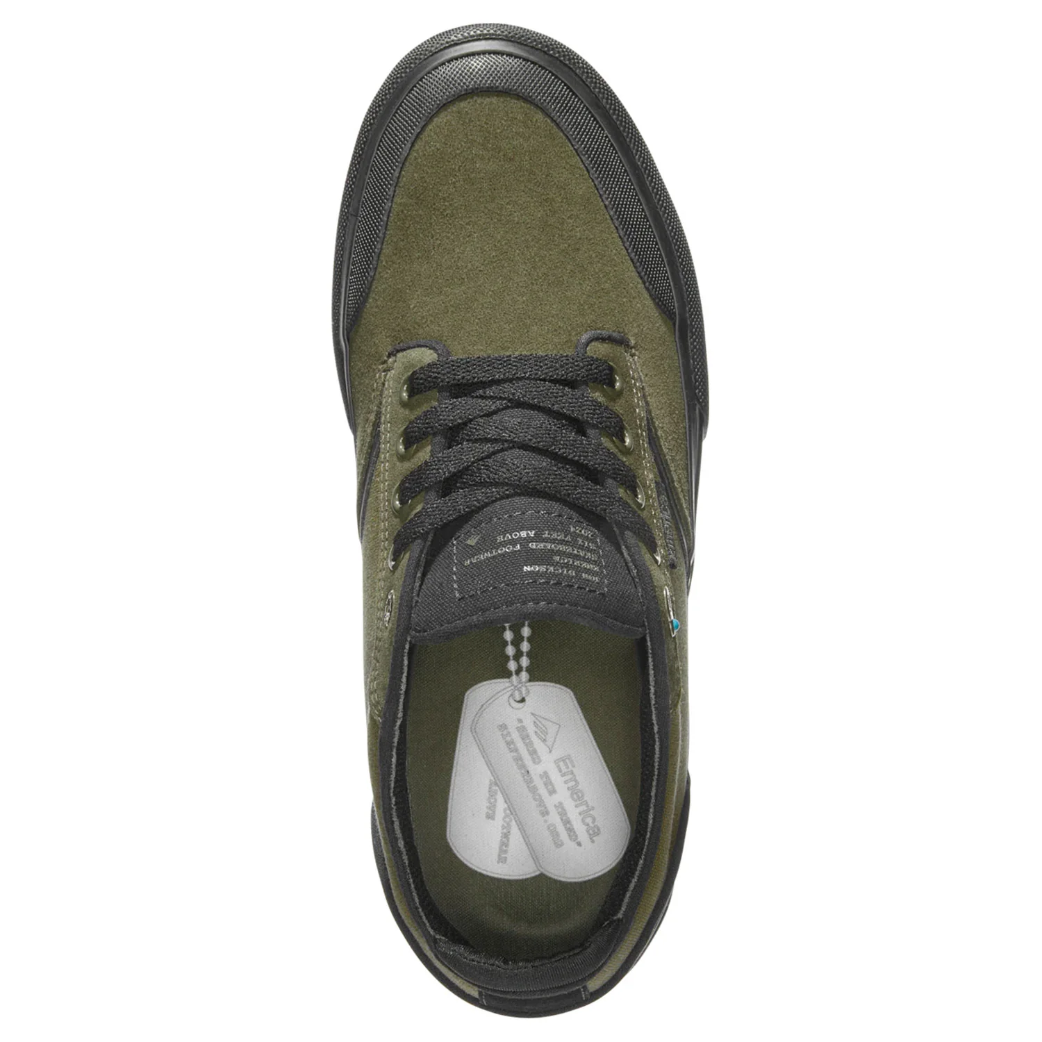 Emerica Skateboard Shoes Dickson Six Feet Above OD Black - Image 2