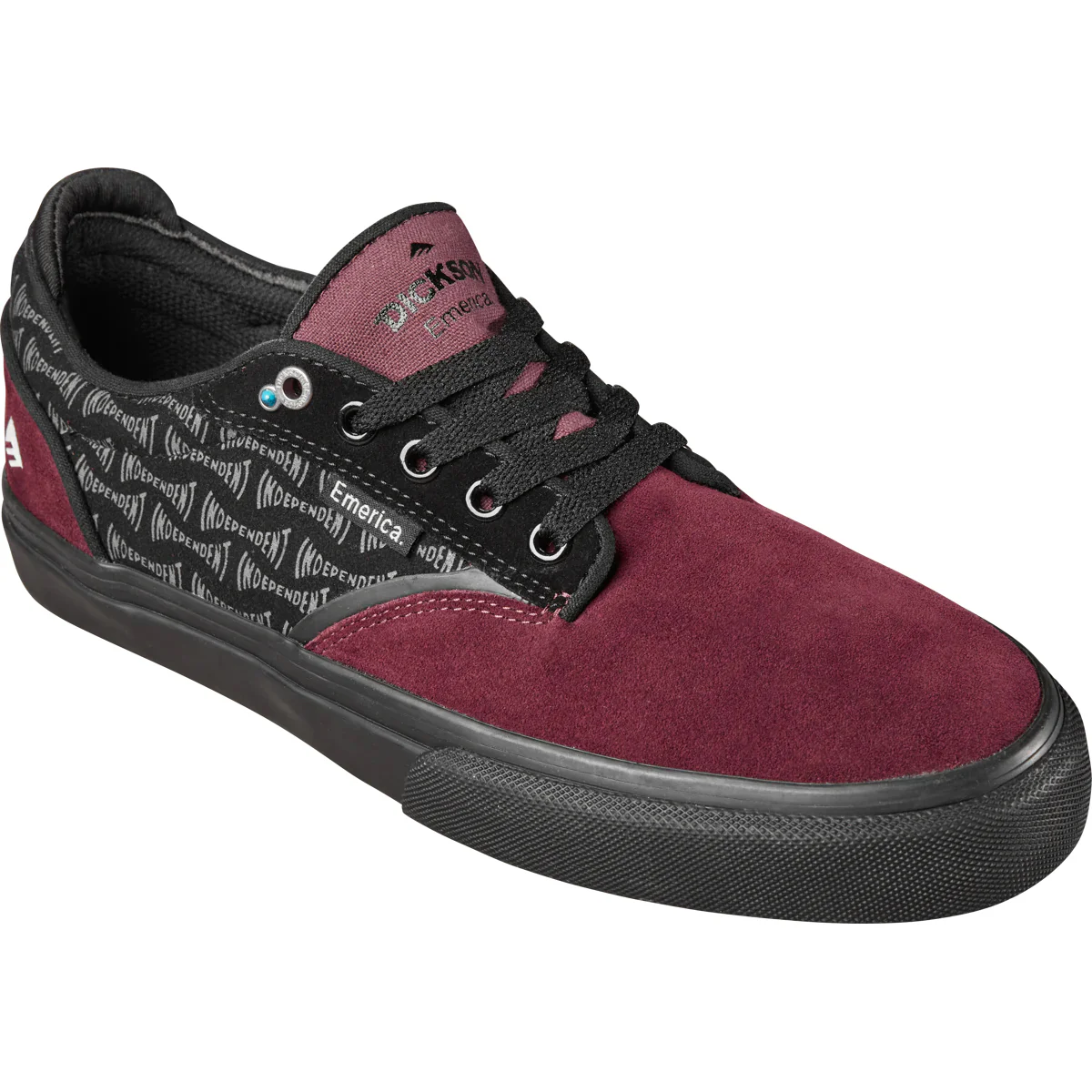 Emerica Skateboard Shoes Dickson X Independent Red/Black - Image 4