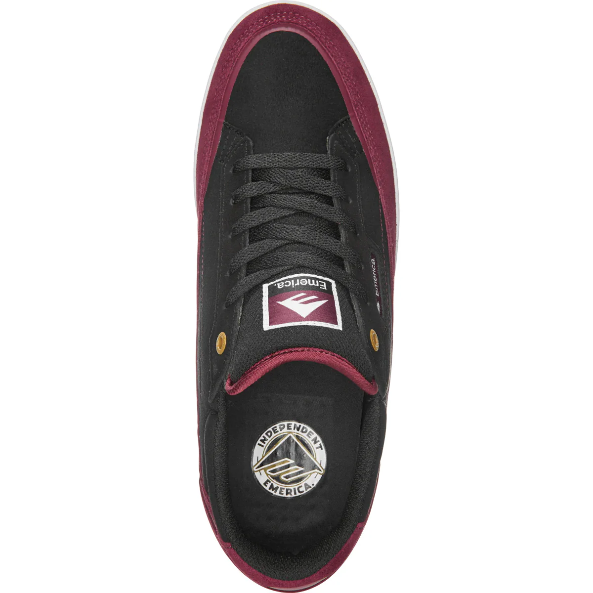 Emerica Skateboard Shoes Gamma X Independent Black/Red - Image 3