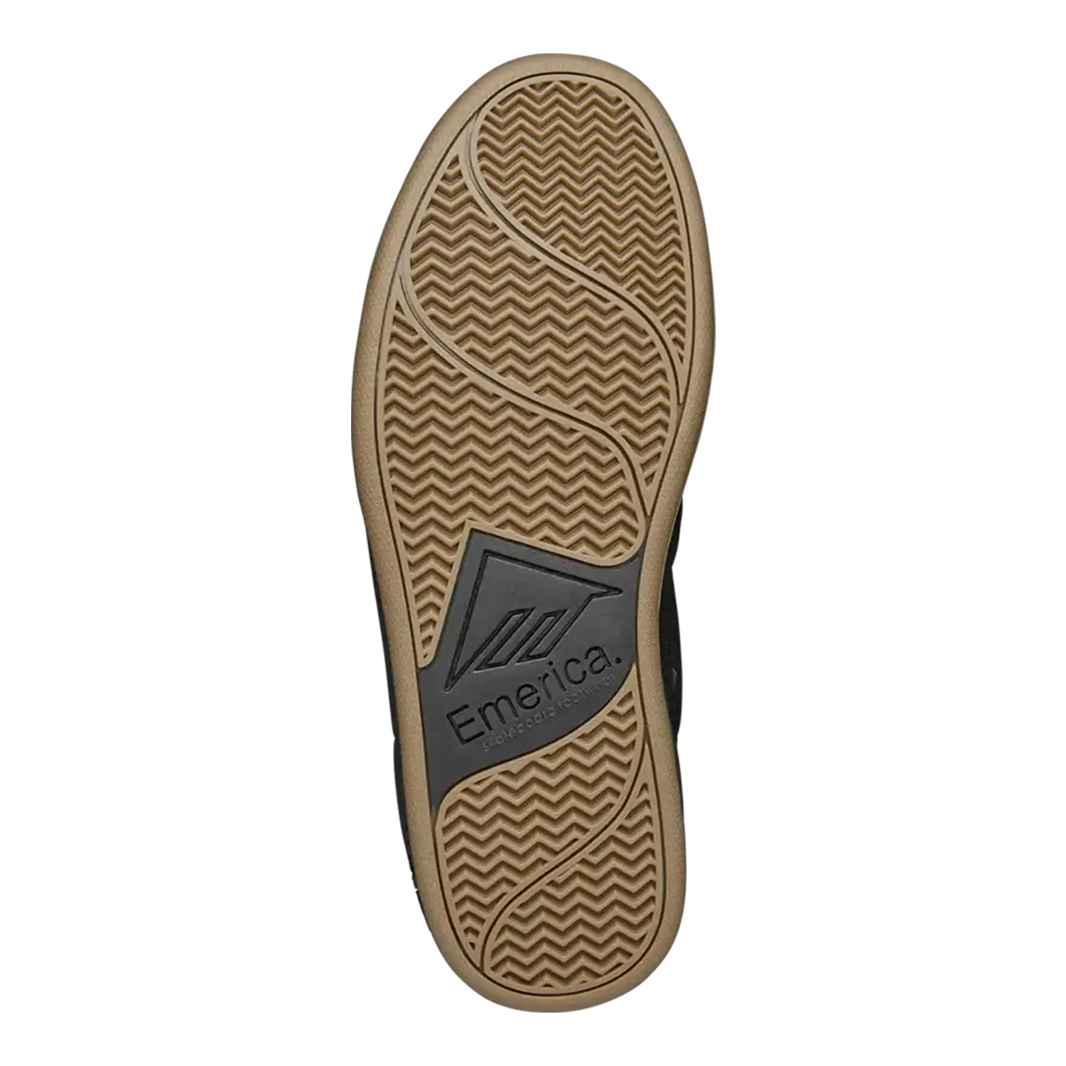 Emerica Skateboard Shoes Heritic Black/Black/Gum - Image 3