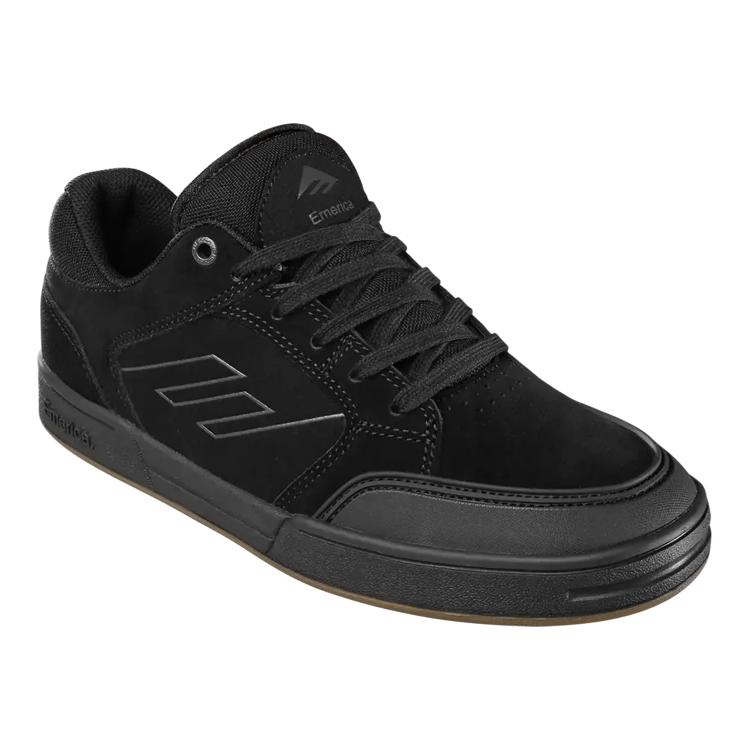 Emerica Skateboard Shoes Heritic Black/Black/Gum - Image 4
