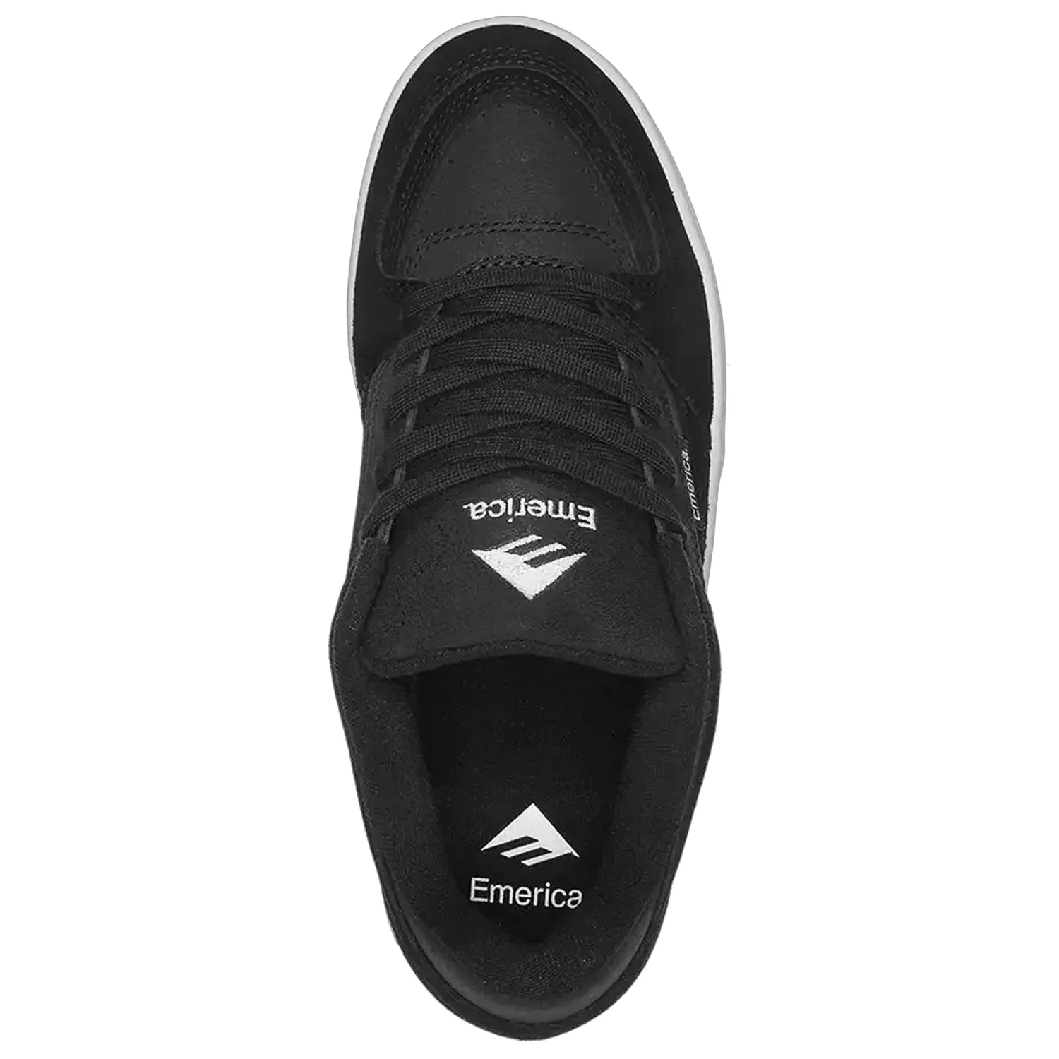 Emerica Skateboard Shoes Mute Black/White - Image 2