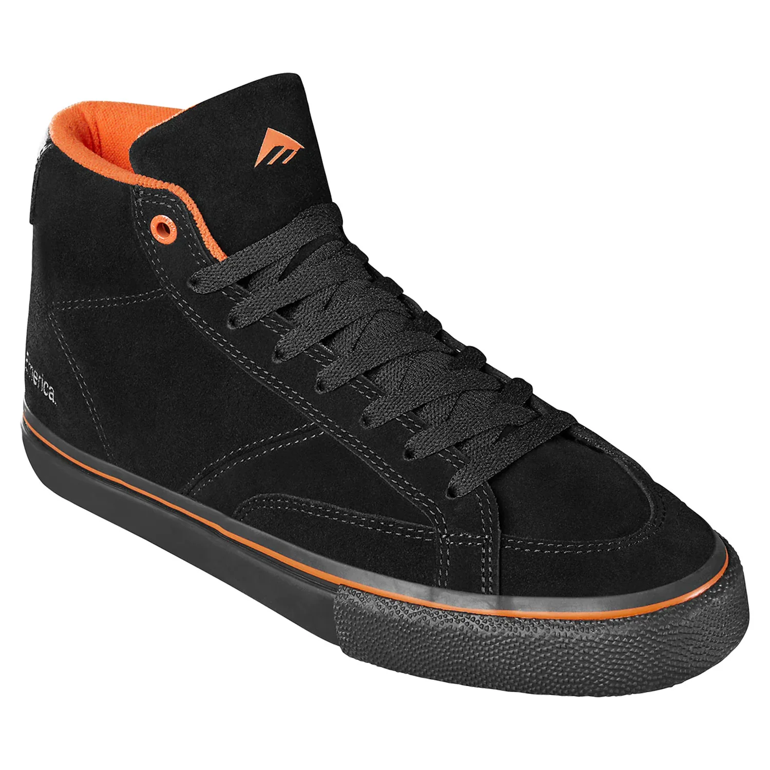 Emerica Skateboard Shoes Omen Hi X Biltwell Black - Image 4