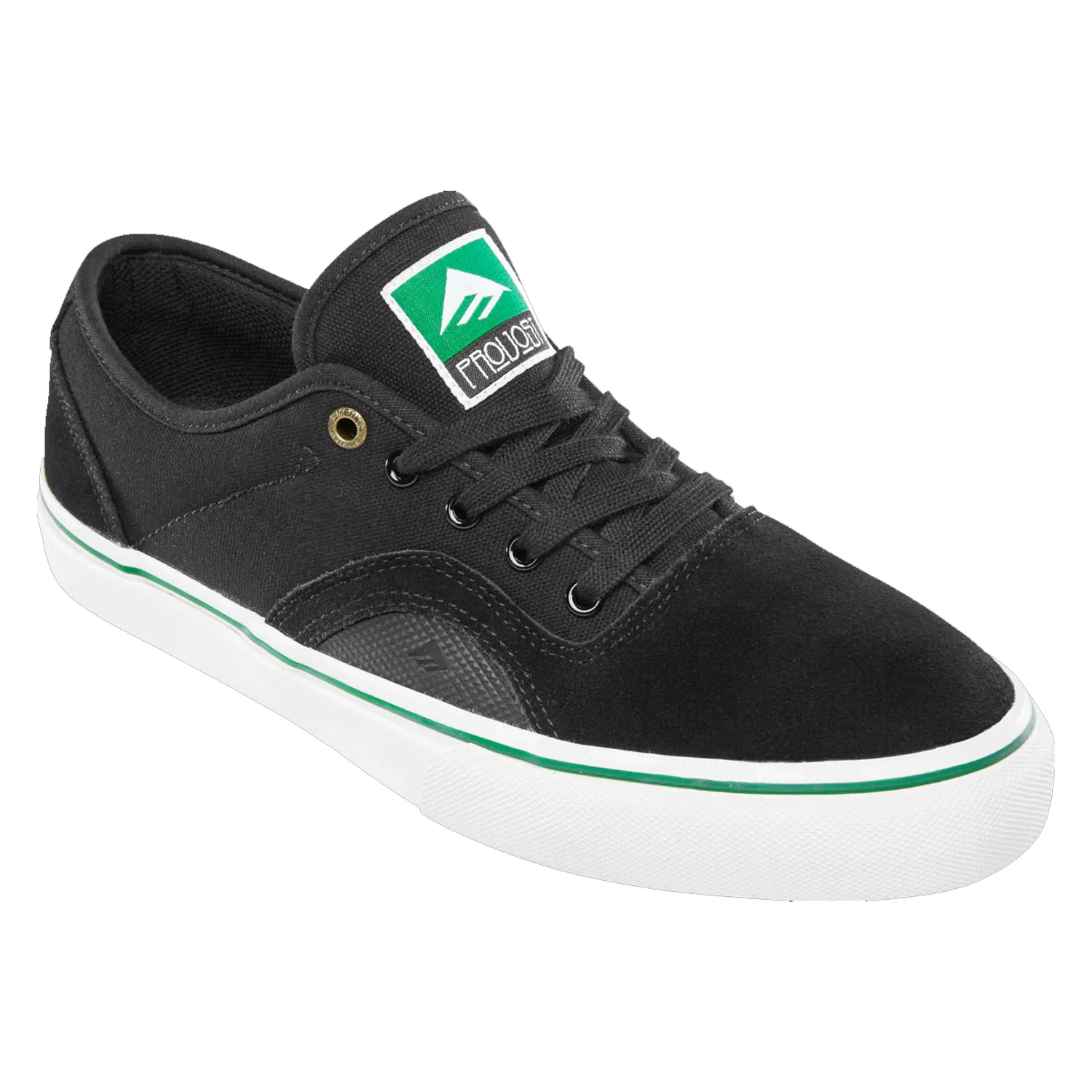 Emerica Skateboard Shoes Provost G6 Black/White/Gold Mens - Image 4