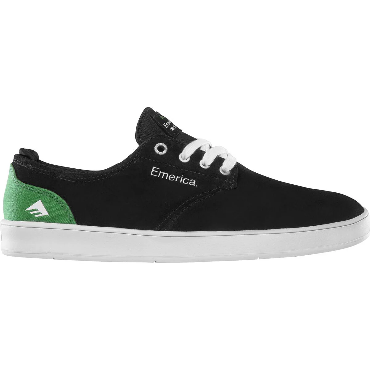 Emerica Skateboard Shoes Romero Laced Black/Green/White - Image 2