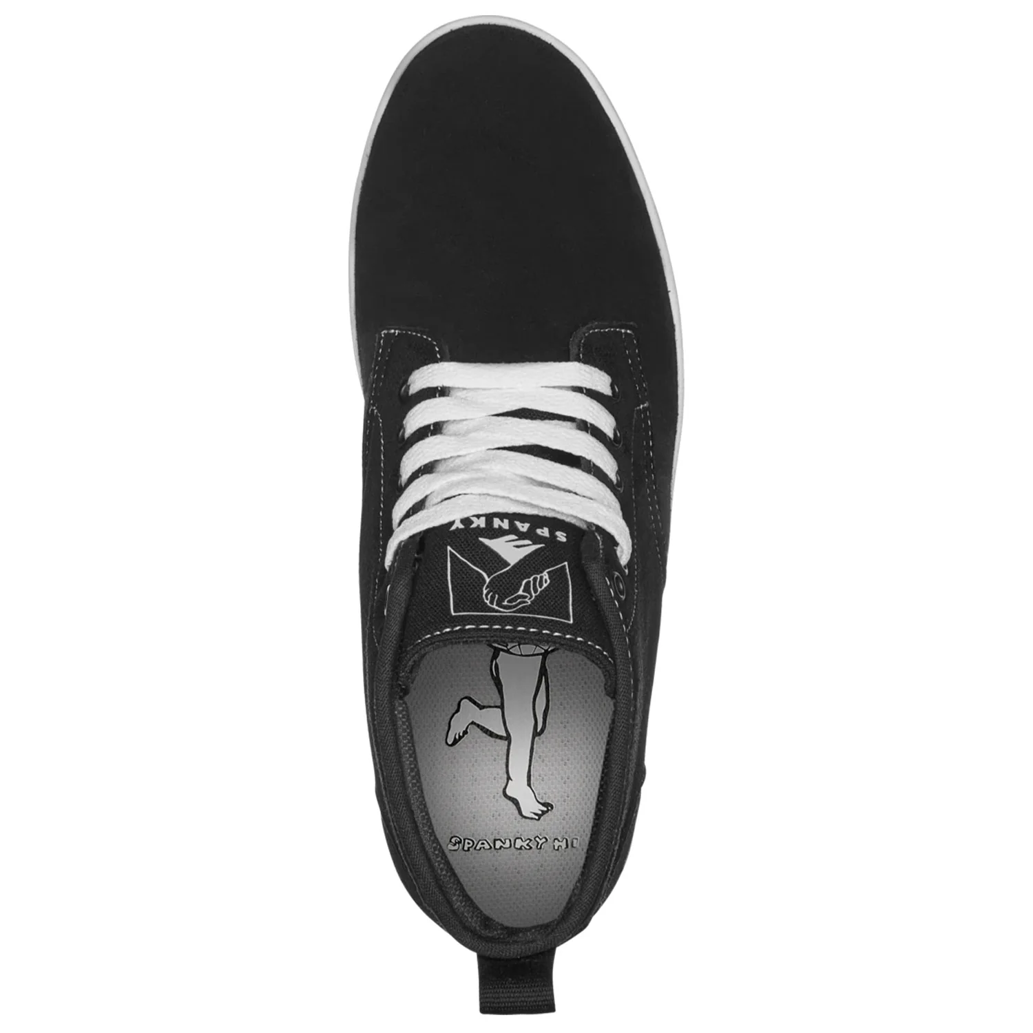 Emerica Skateboard Shoes Spanky Hi Black/Tan - Image 2