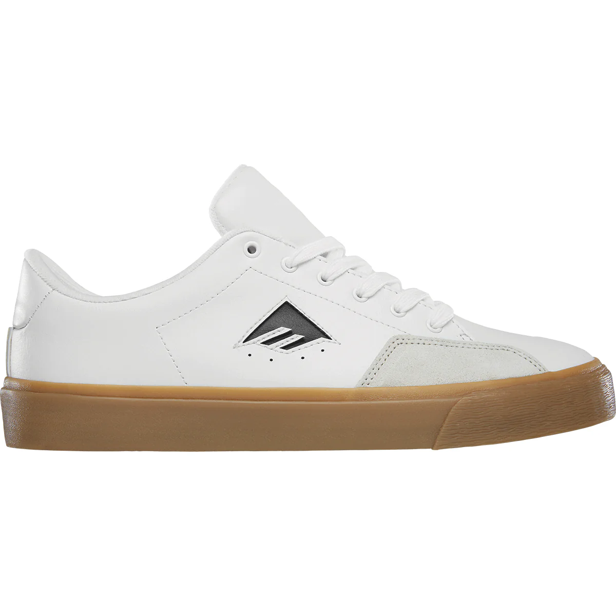 Emerica Skateboard Shoes Temple White/Gum Mens