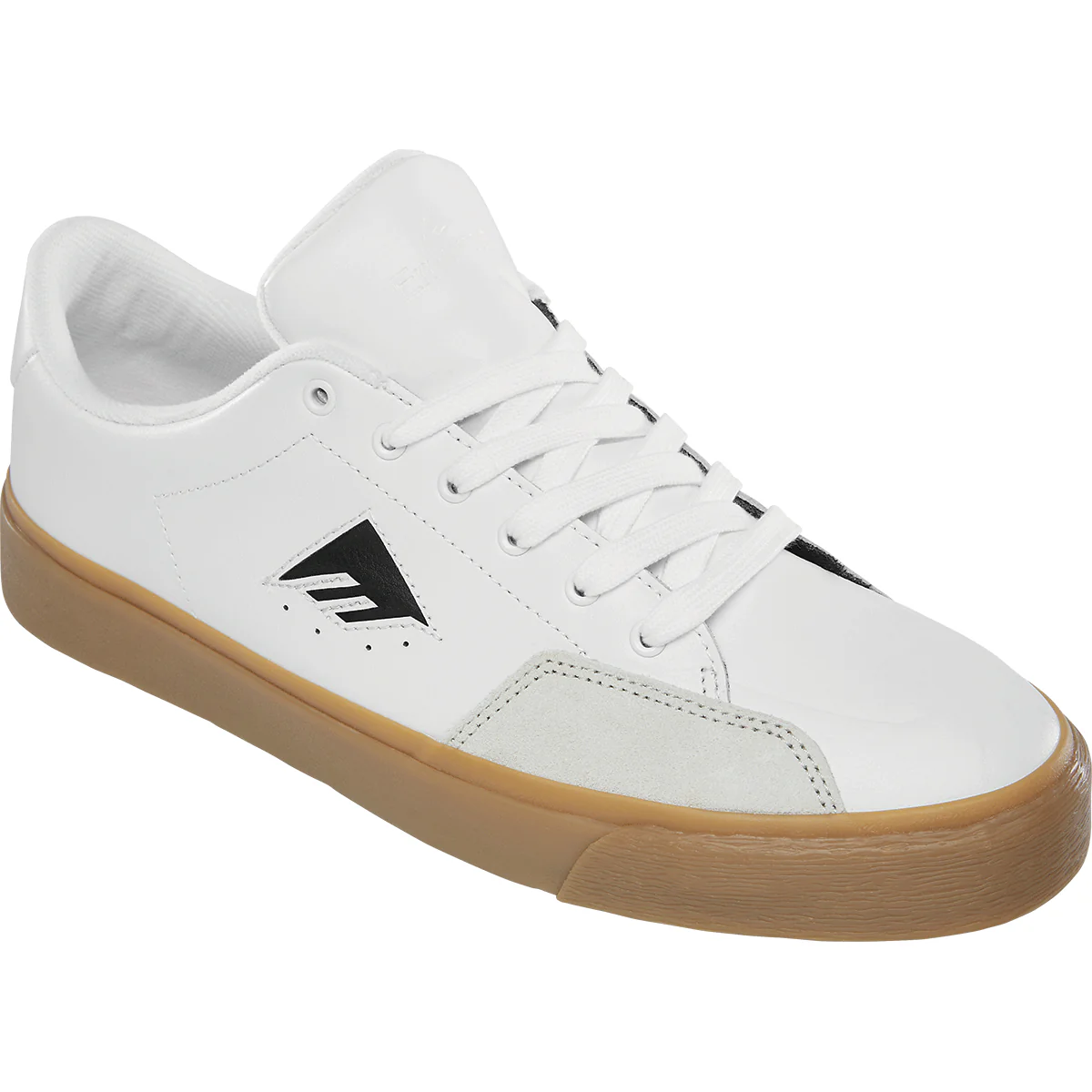 Emerica Skateboard Shoes Temple White/Gum Mens - Image 4
