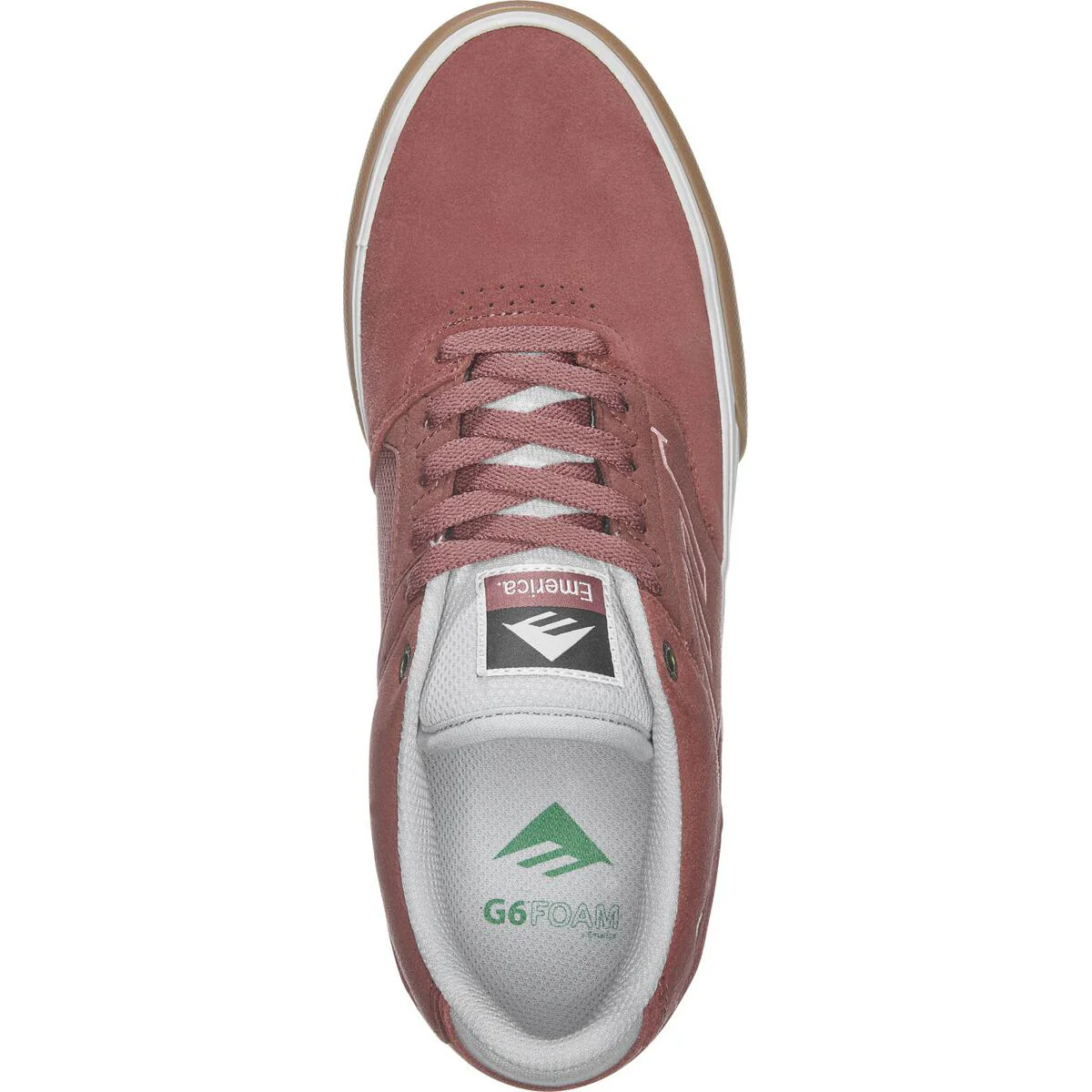 Emerica Skateboard Shoes The Low Vulc Burgundy - Image 3