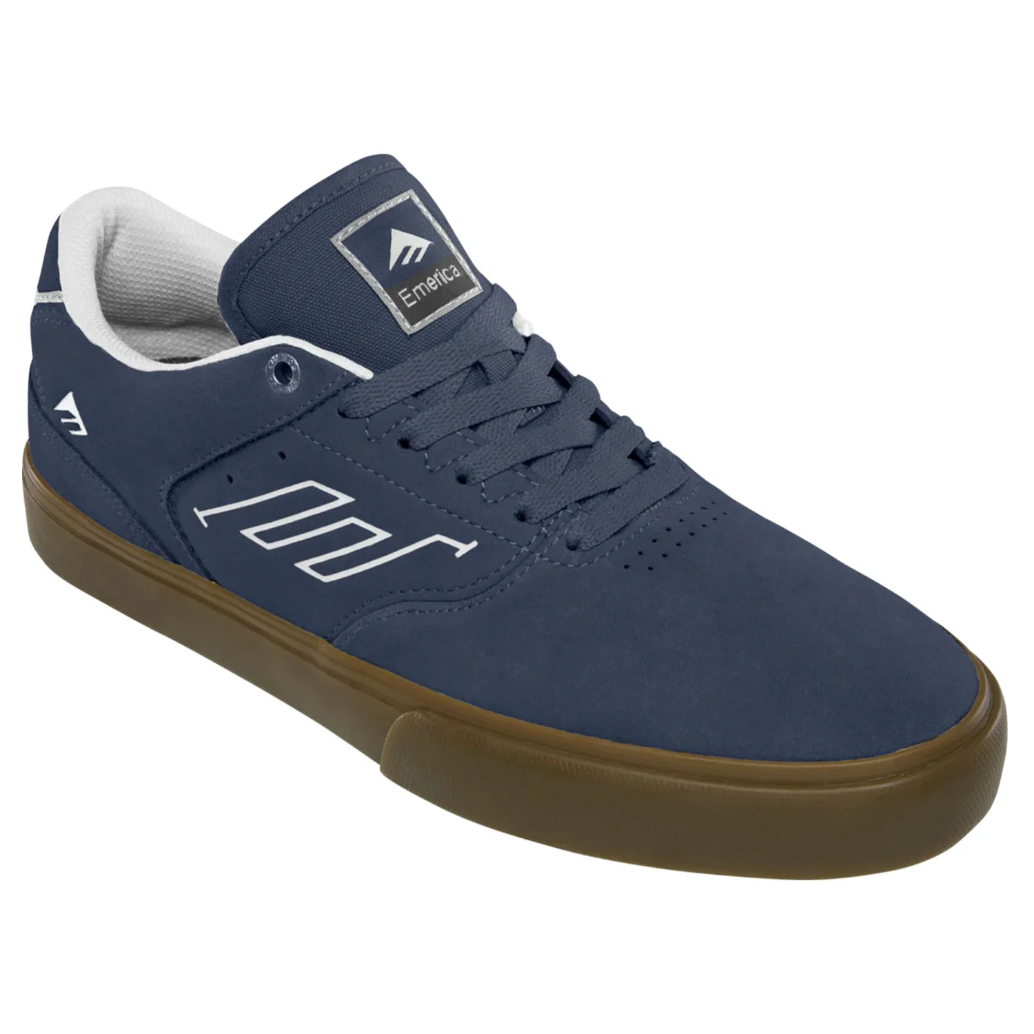 Emerica Skateboard Shoes The Low Vulc Navy/Gum - Image 4