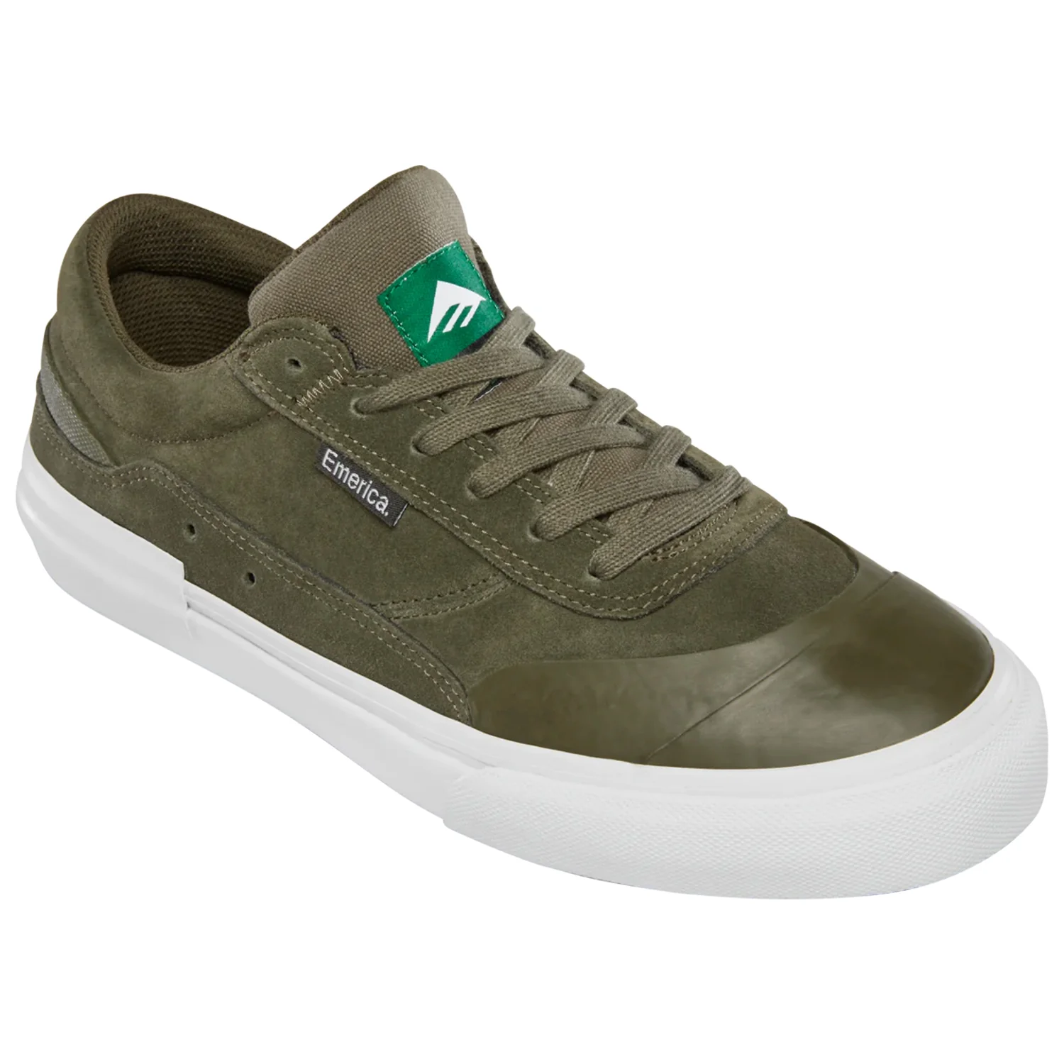 Emerica Skateboard Shoes Vulcano Olive Mens - Image 2