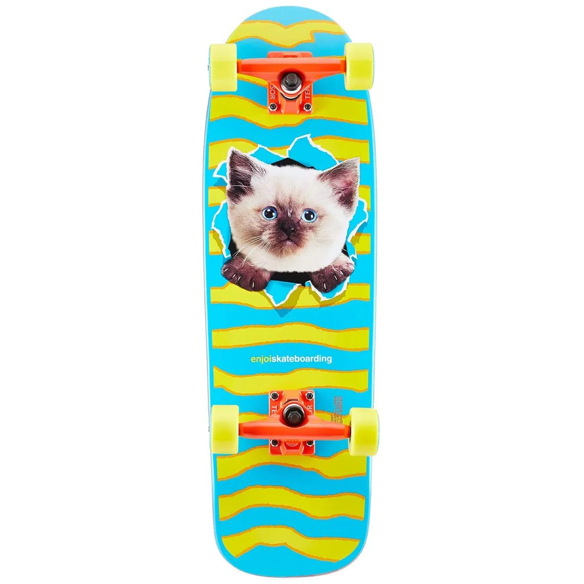 Enjoi Complete Kitten Ripper Soft Top Black 8.25"