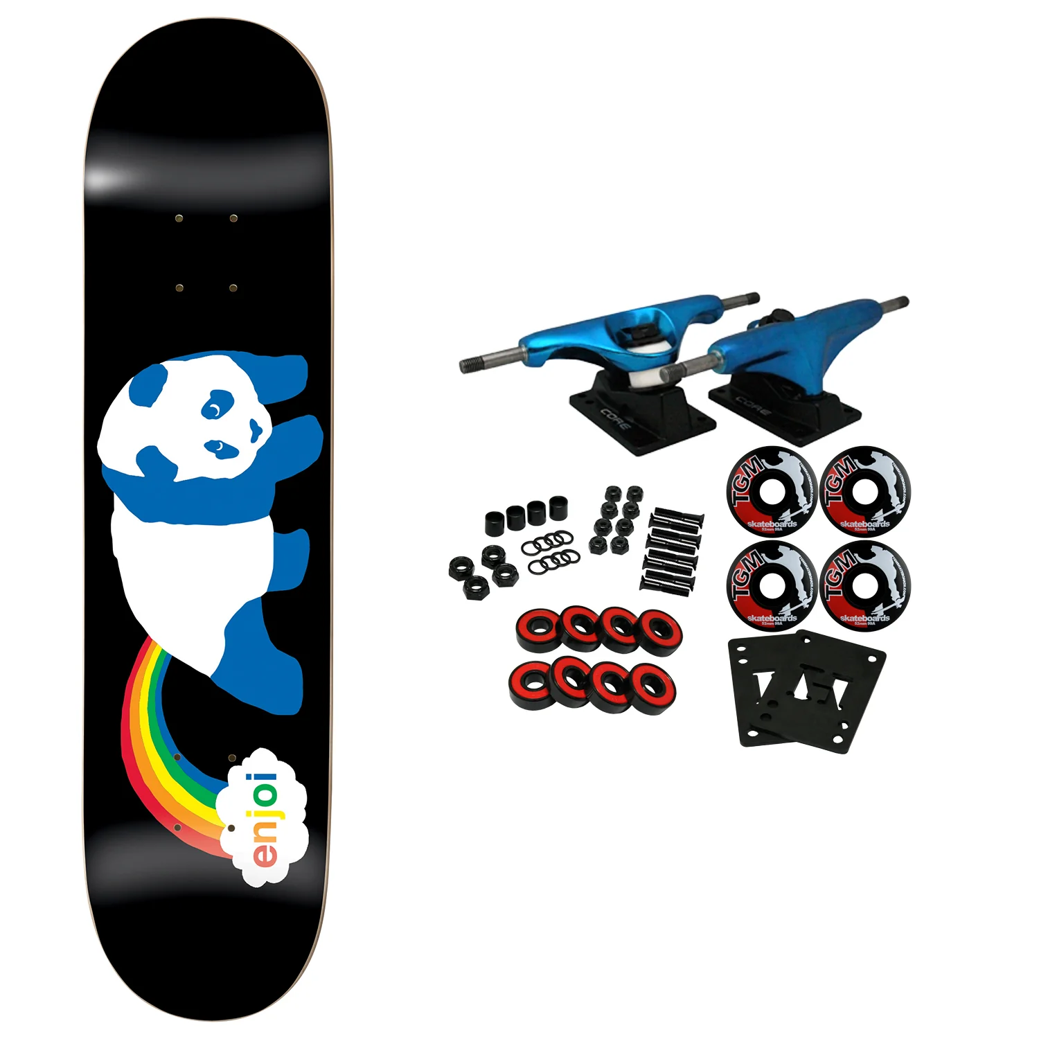 Enjoi Complete Rainbow Fart Black 7.75" x 31.2"