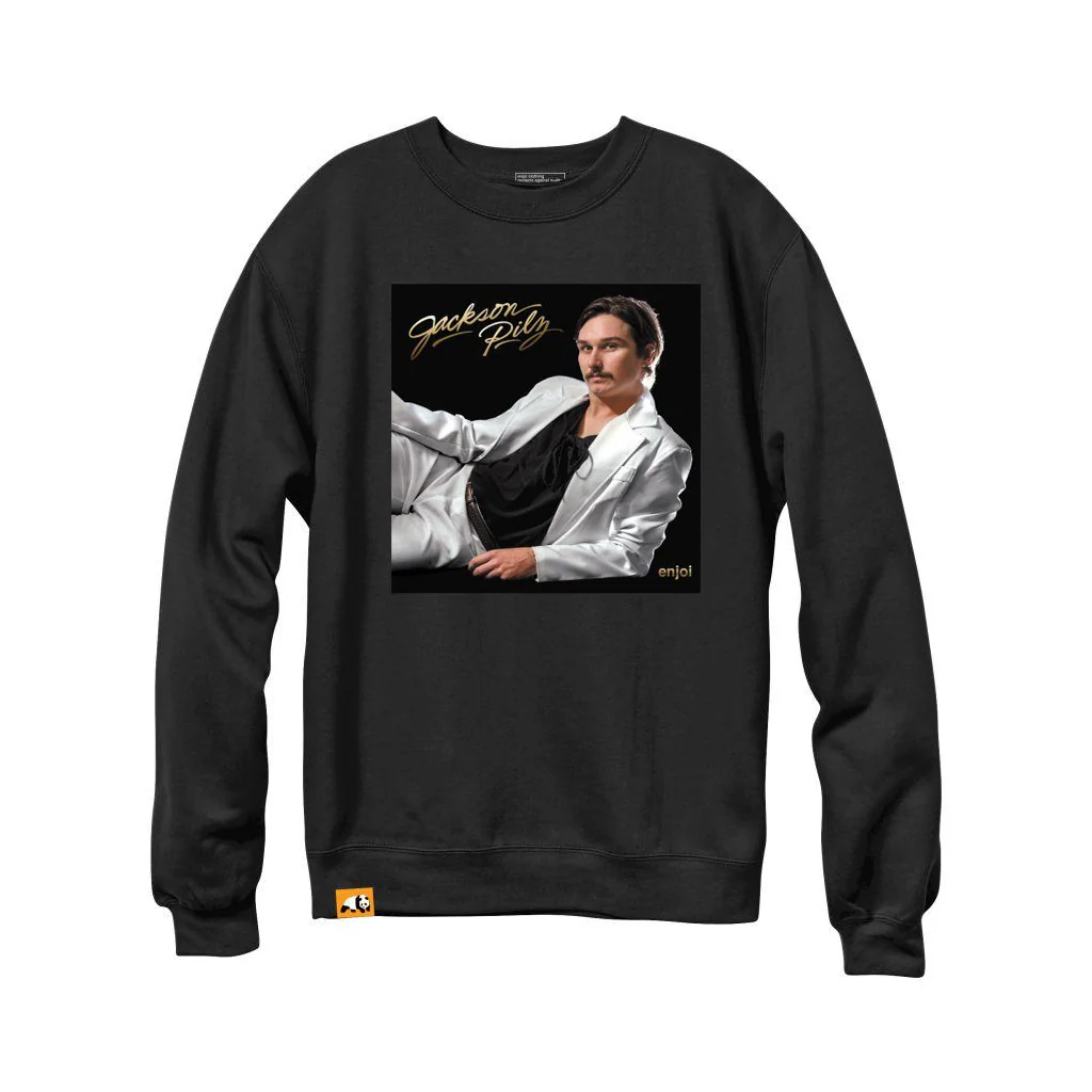 Enjoi Crew Sweatshirt Pilz Thrillz Black