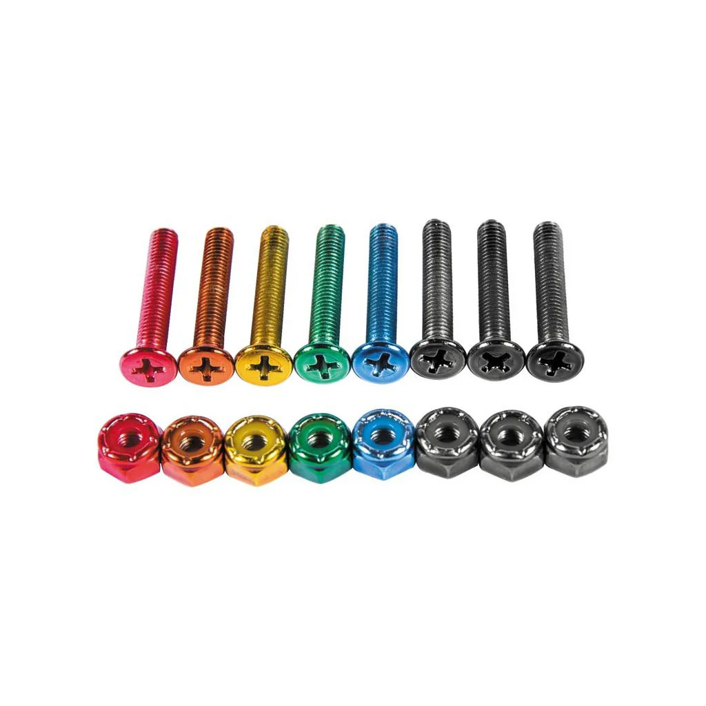 Enjoi Little Buddies 1" Phillips Skateboard Truck Mounting Hardware Nuts and Bolts - Image 3