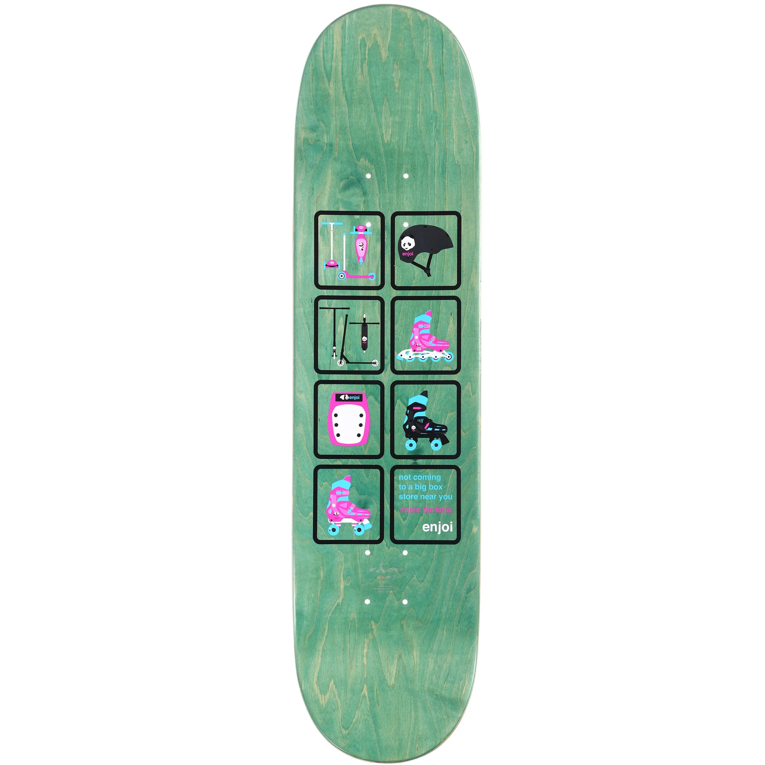 Enjoi Skateboard Deck Big Box Blades 8.5" x 32.25" - Image 2