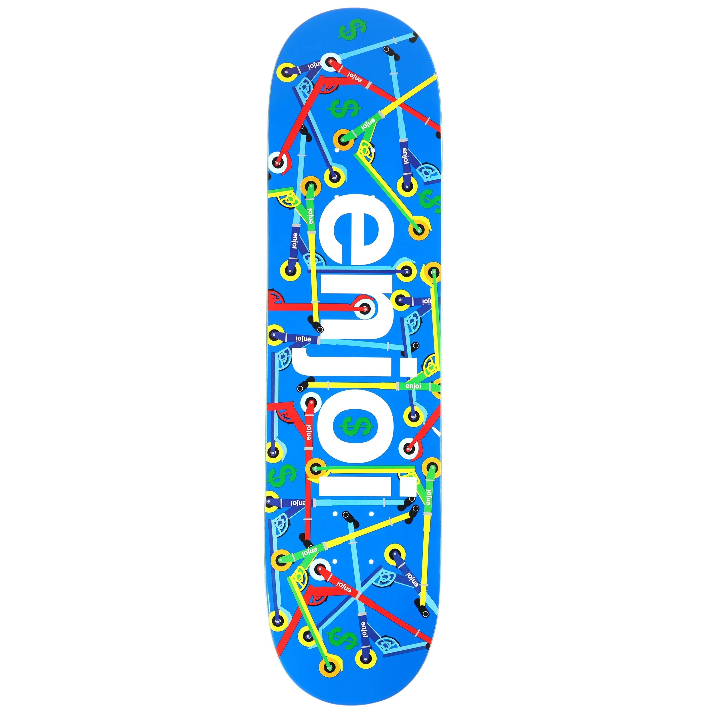 Enjoi Skateboard Deck Big Box Scooters 8.0" x 31.63"