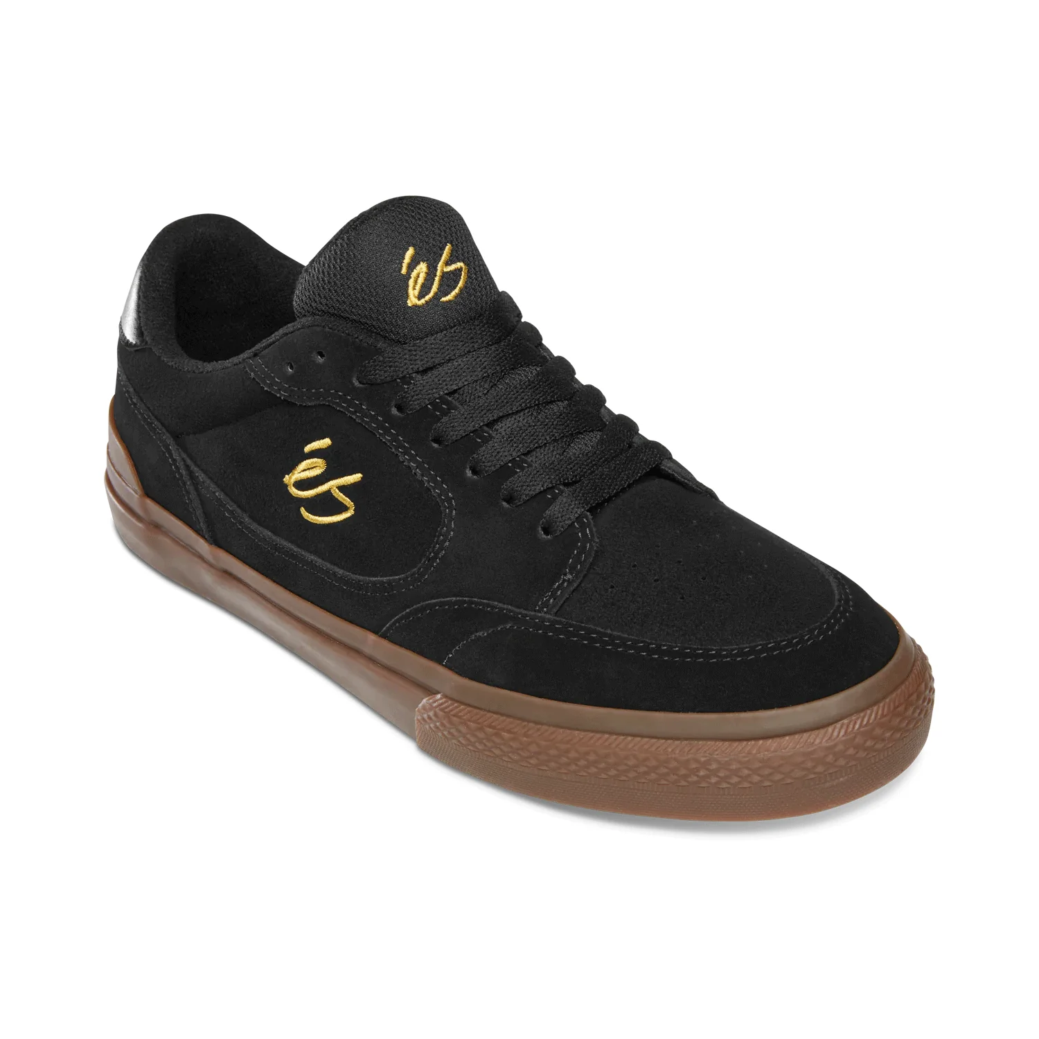 Es Footwear Skateboard Shoes Caspian Black/Gum - Image 4