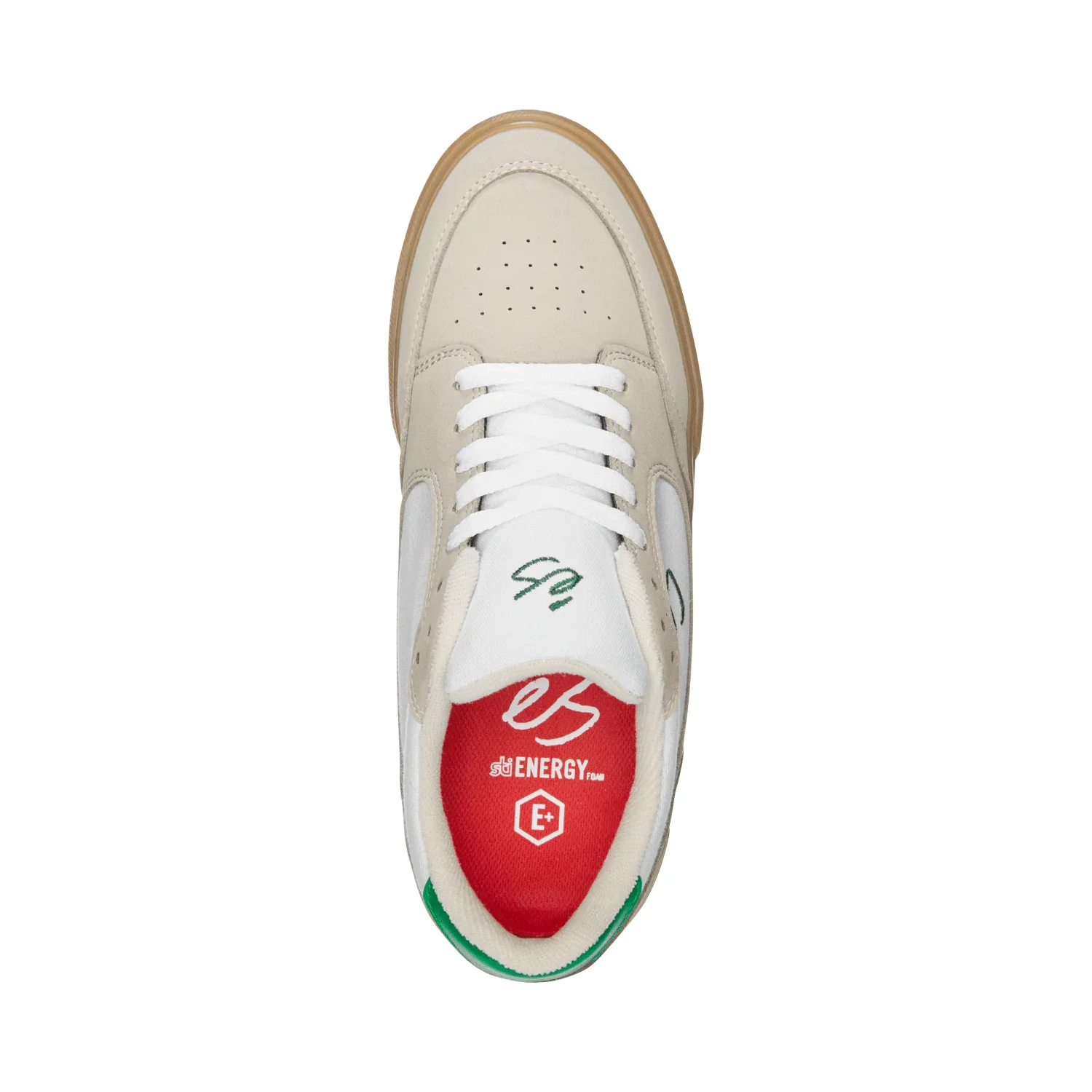 Es Footwear Skateboard Shoes Caspian Tan/White - Image 2
