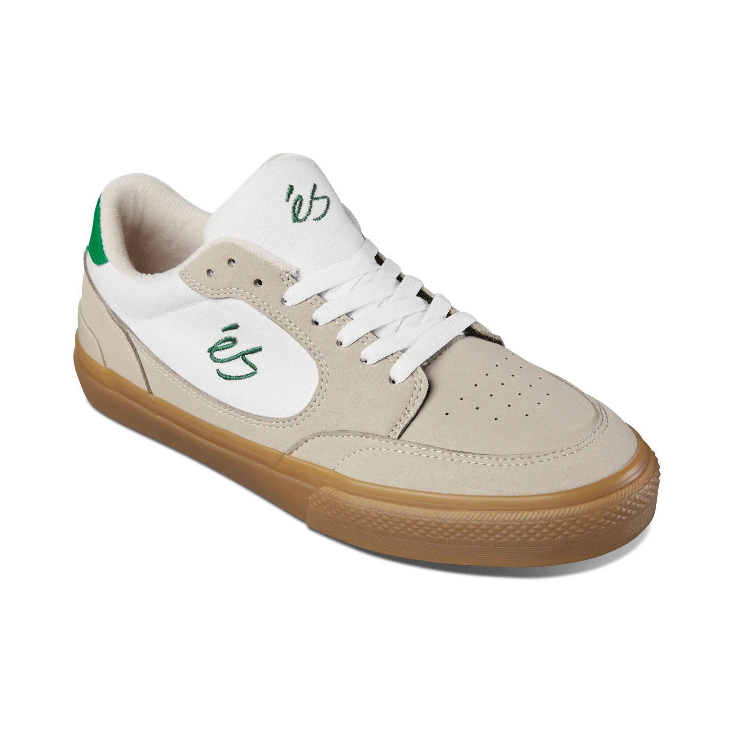 Es Footwear Skateboard Shoes Caspian Tan/White - Image 4