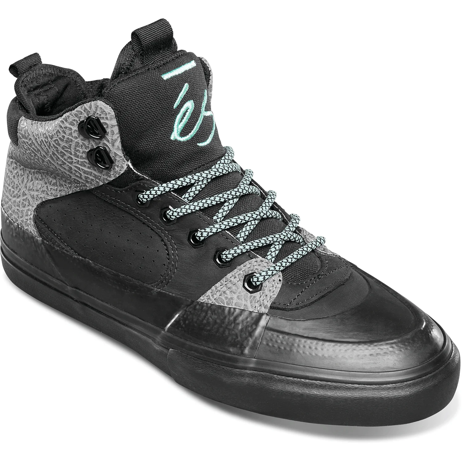 Es Shoes Accel Explorer Black/Turquoise Mens - Image 3