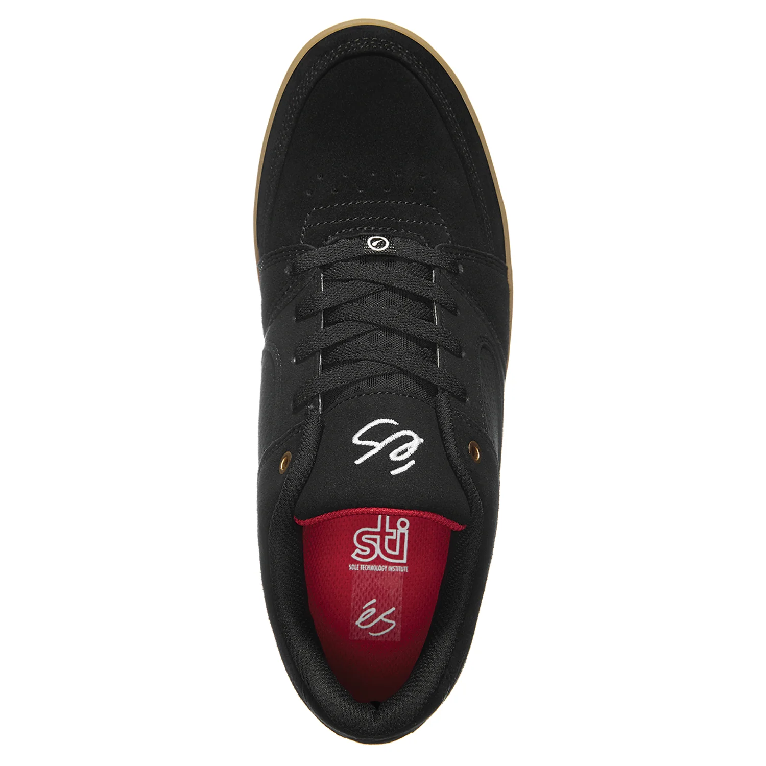 Es Shoes Accel Slim Black/Gum Mens - Image 2
