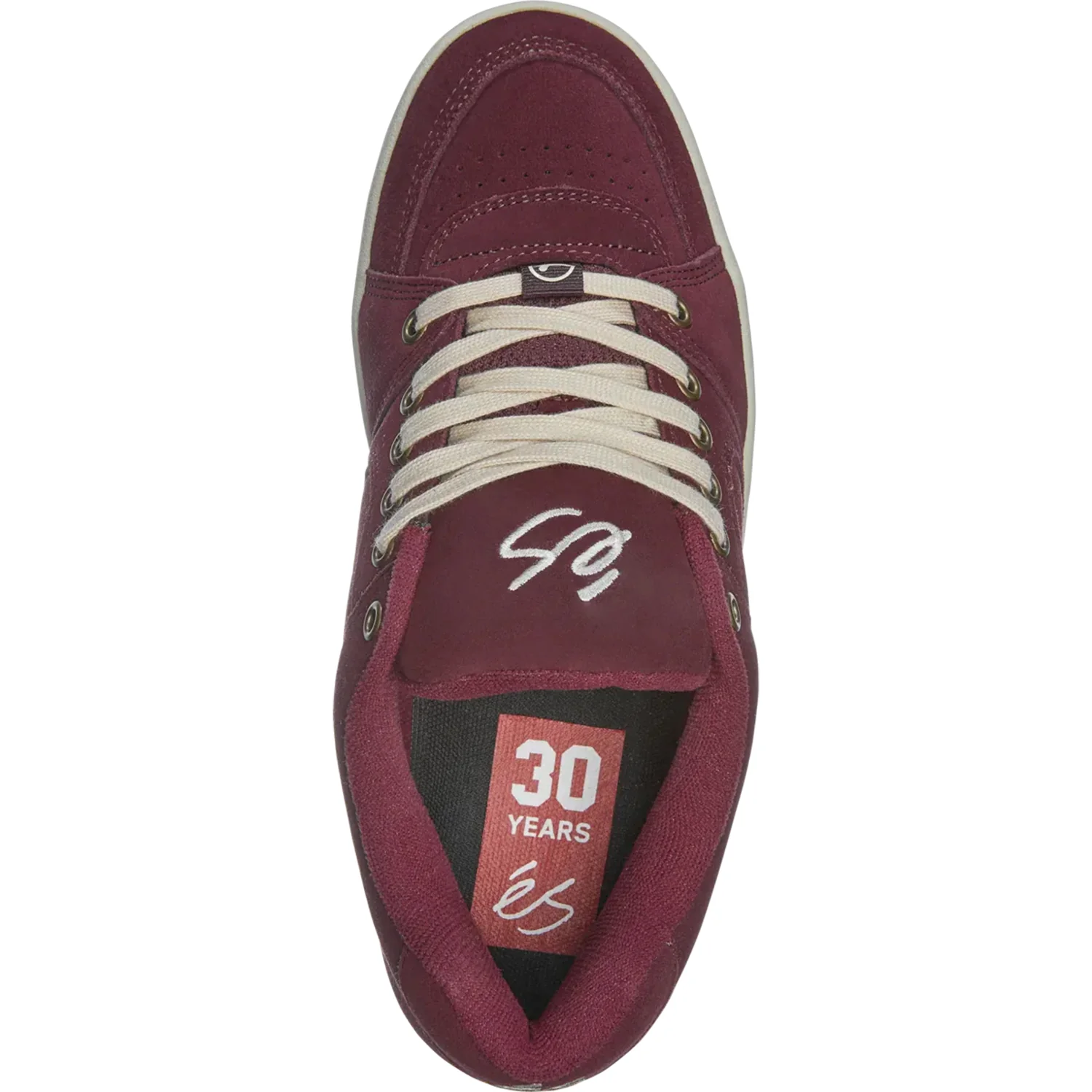 Es Skateboard Shoes Accel Burgundy/Tan - Image 2