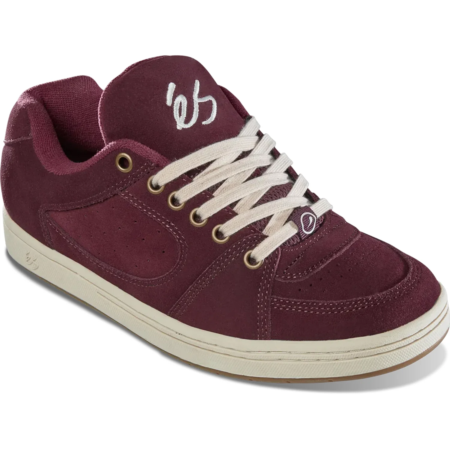 Es Skateboard Shoes Accel Burgundy/Tan - Image 4