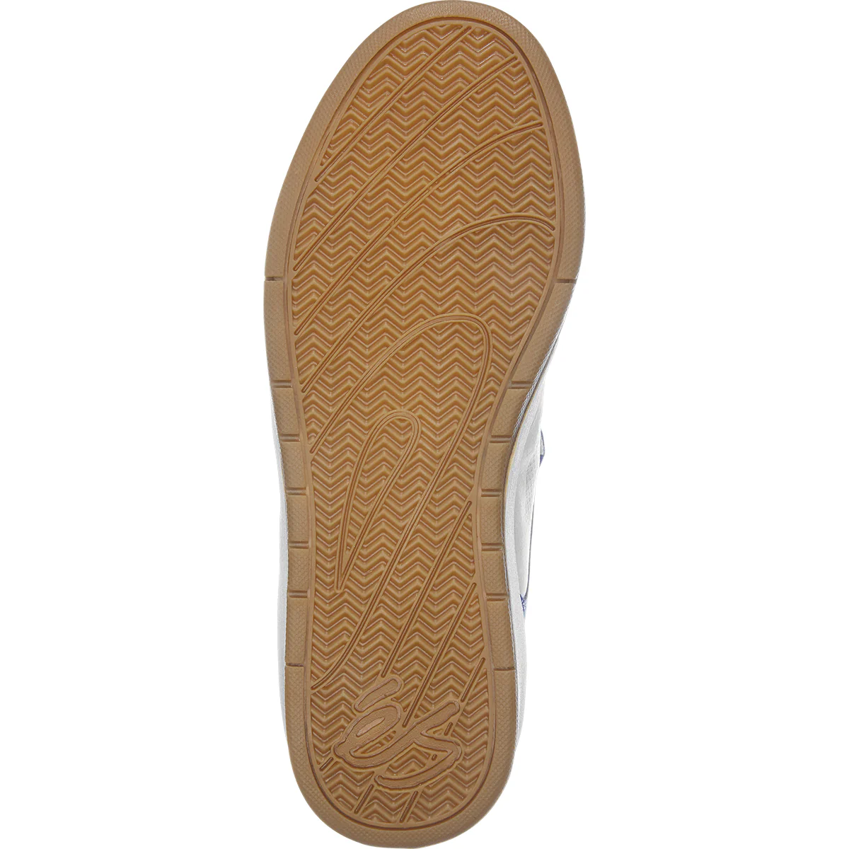 Es Skateboard Shoes Accel Plus Ever Stitch White/Blue Mens - Image 3