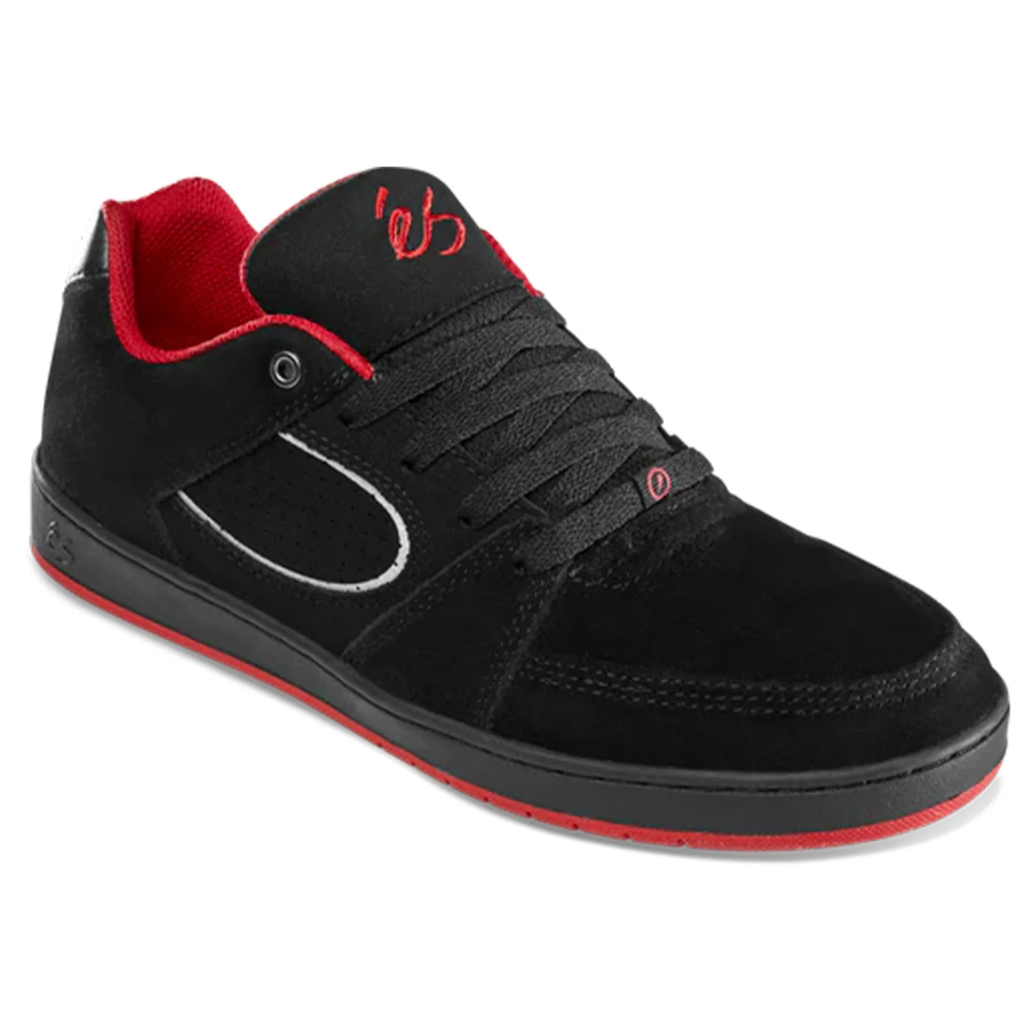 Es Skateboard Shoes Accel Slim Black/Black/Silver - Image 4