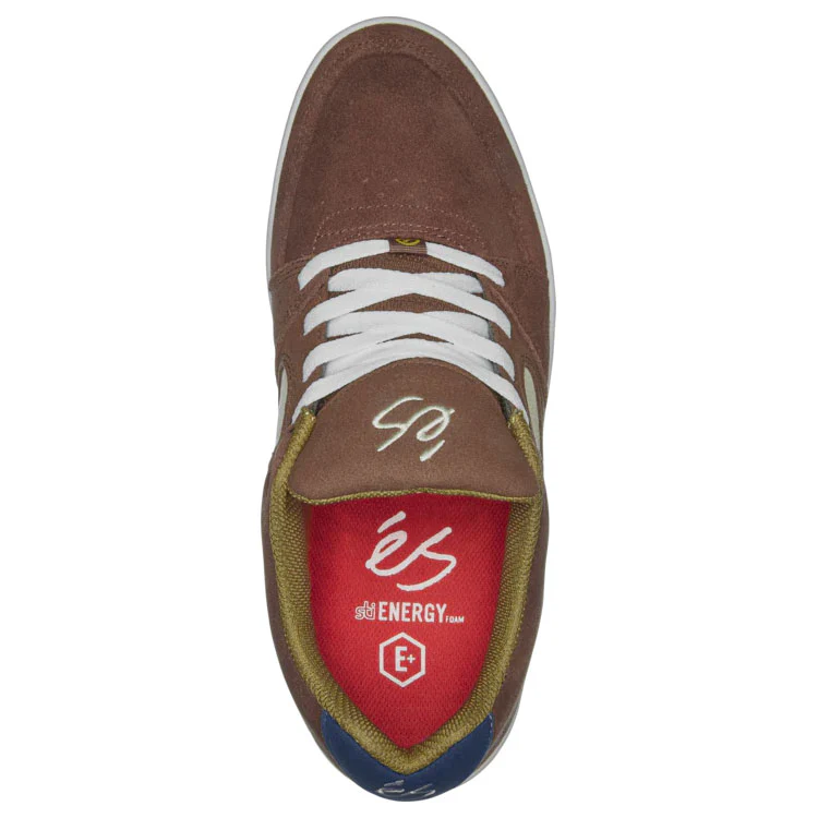 Es Skateboard Shoes Accel Slim Brown/Tan/Blue - Image 3