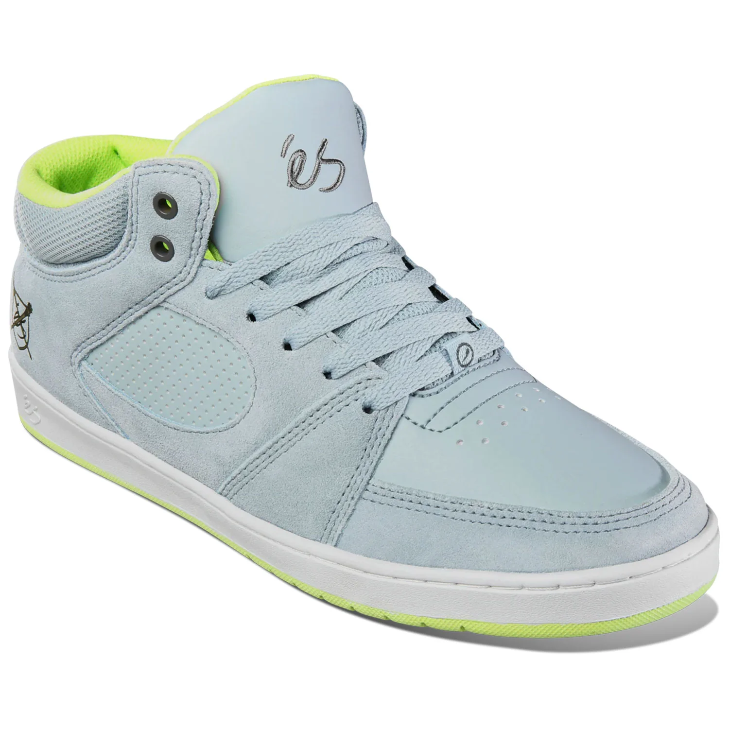Es Skateboard Shoes Accel Slim Mid X Carlsbad Blue/Grey/White - Image 4