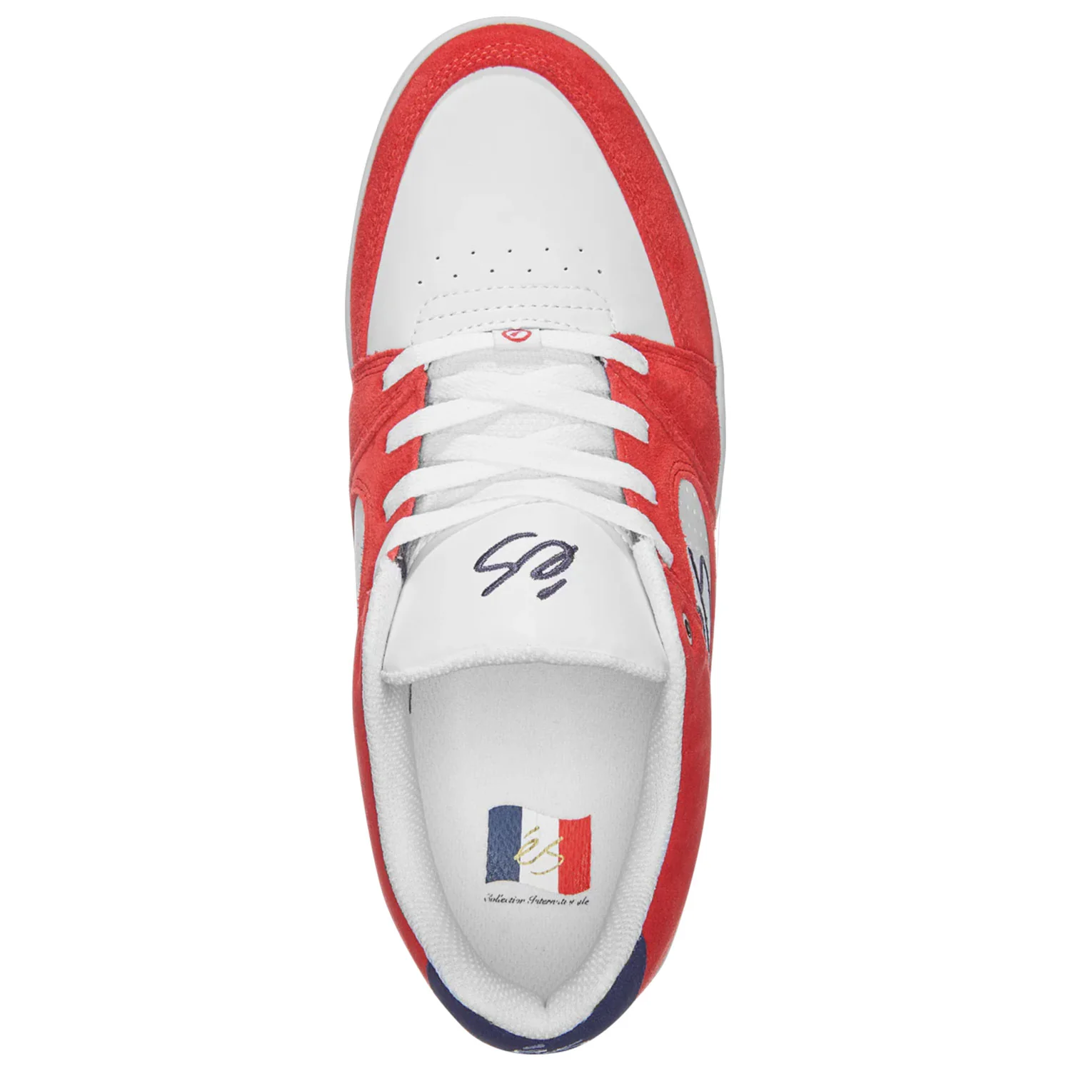 Es Skateboard Shoes Accel Slim Red/White/Navy - Image 2