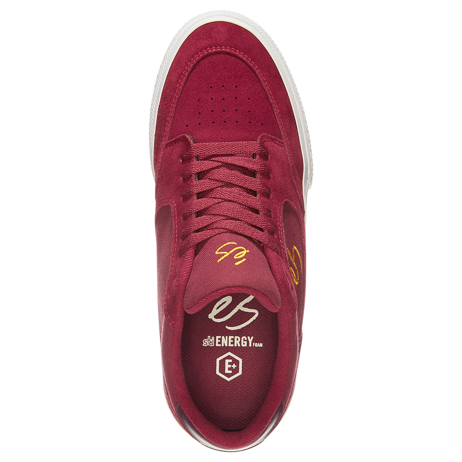 Es Skateboard Shoes Caspian Burgundy Mens - Image 3
