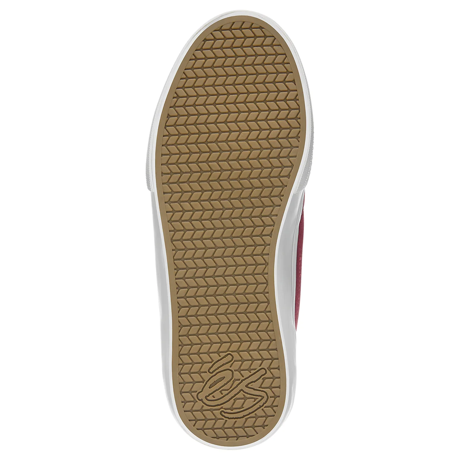 Es Skateboard Shoes Caspian Burgundy Mens - Image 4