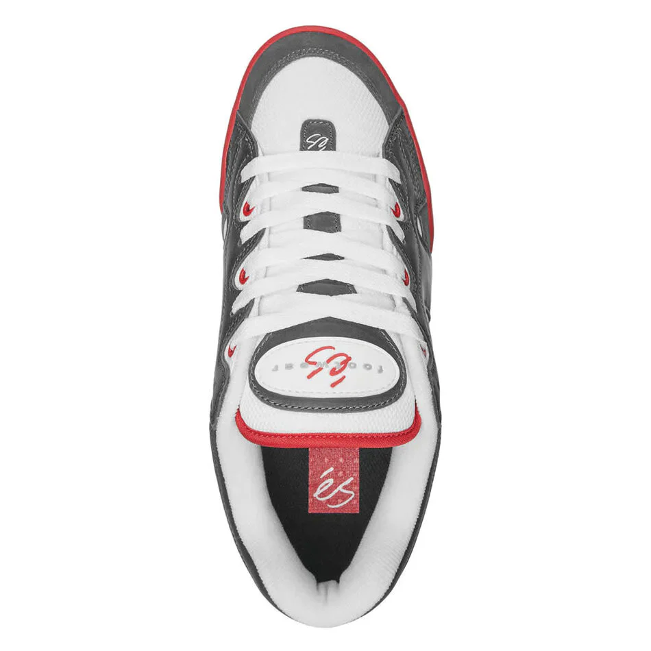 ES Skateboard Shoes One Nine 7 Grey/White/Red - Image 4