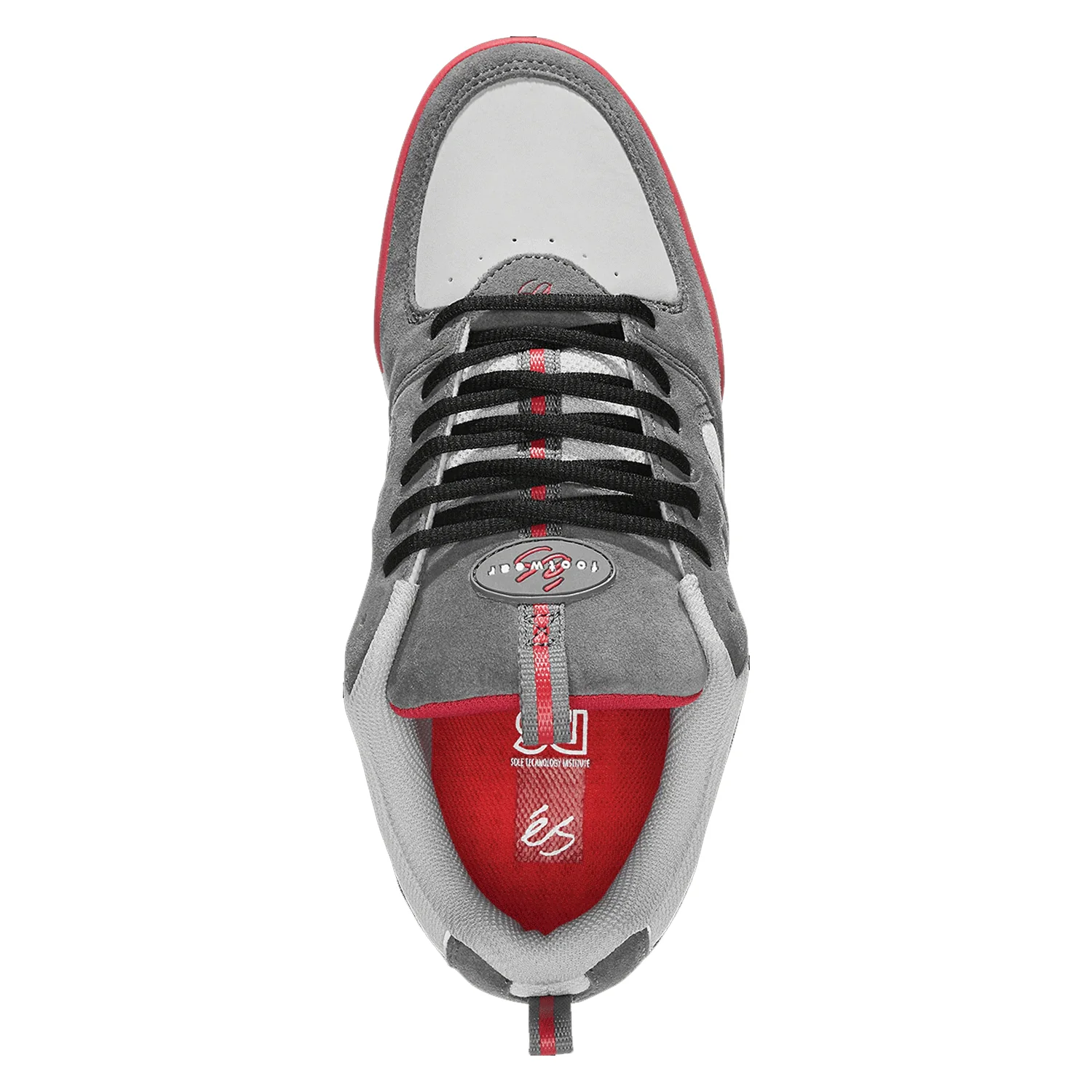 Es Skateboard Shoes Silo SC Grey/Red Mens - Image 2