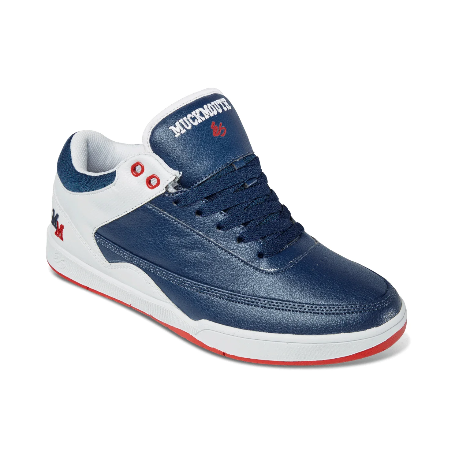 ES Skateboard Shoes Stylus Mid X Muckmouth Blue/White - Image 4