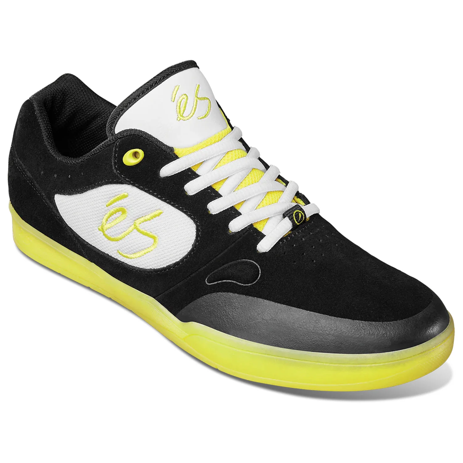 ES Skateboard Shoes Swift 1.5 X Chomp on Kicks Black/White/Yellow - Image 2