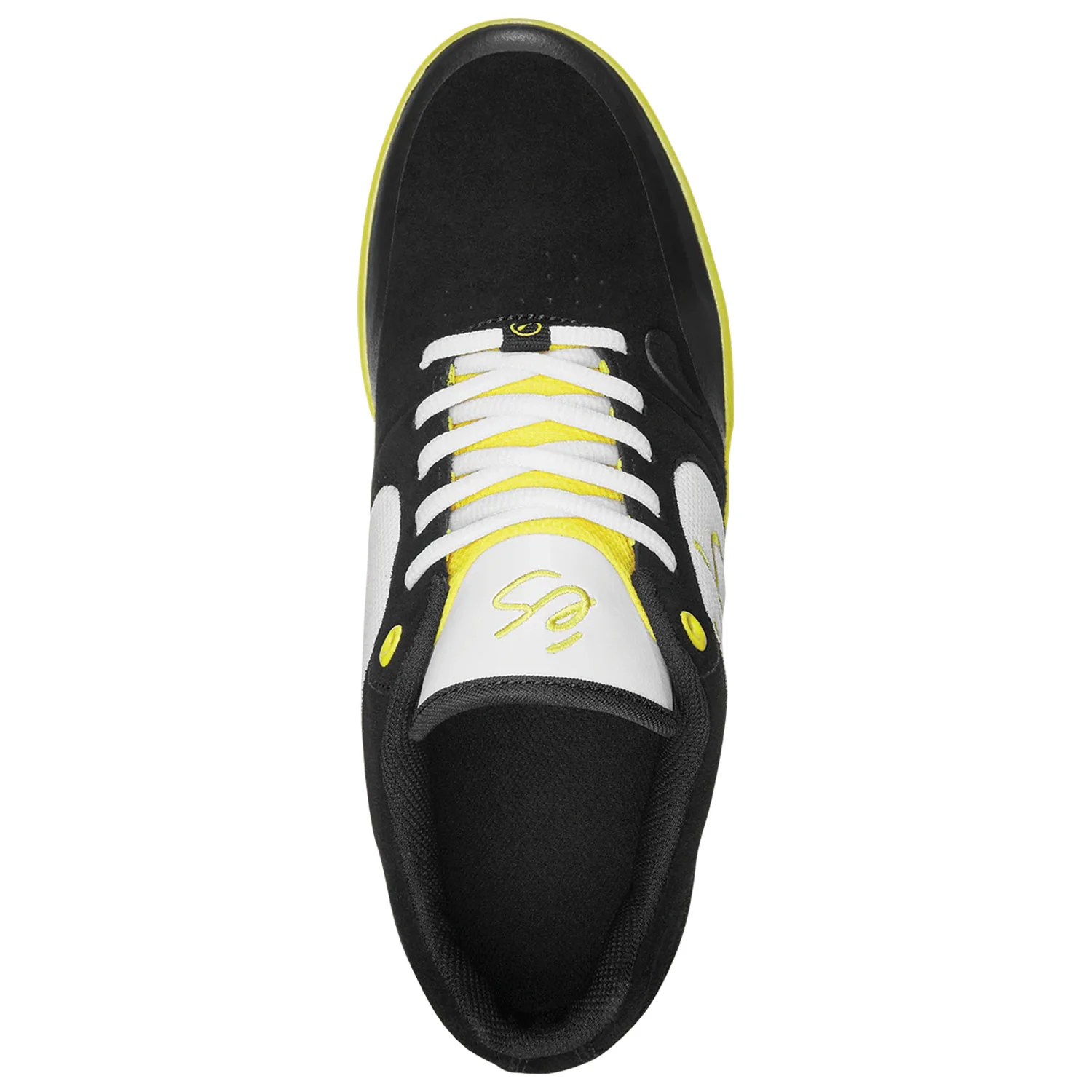ES Skateboard Shoes Swift 1.5 X Chomp on Kicks Black/White/Yellow - Image 3