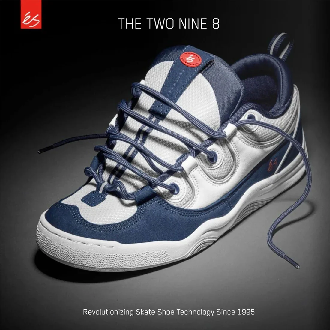 Es Skateboard Shoes Two Nine 8 Navy/White - Image 2