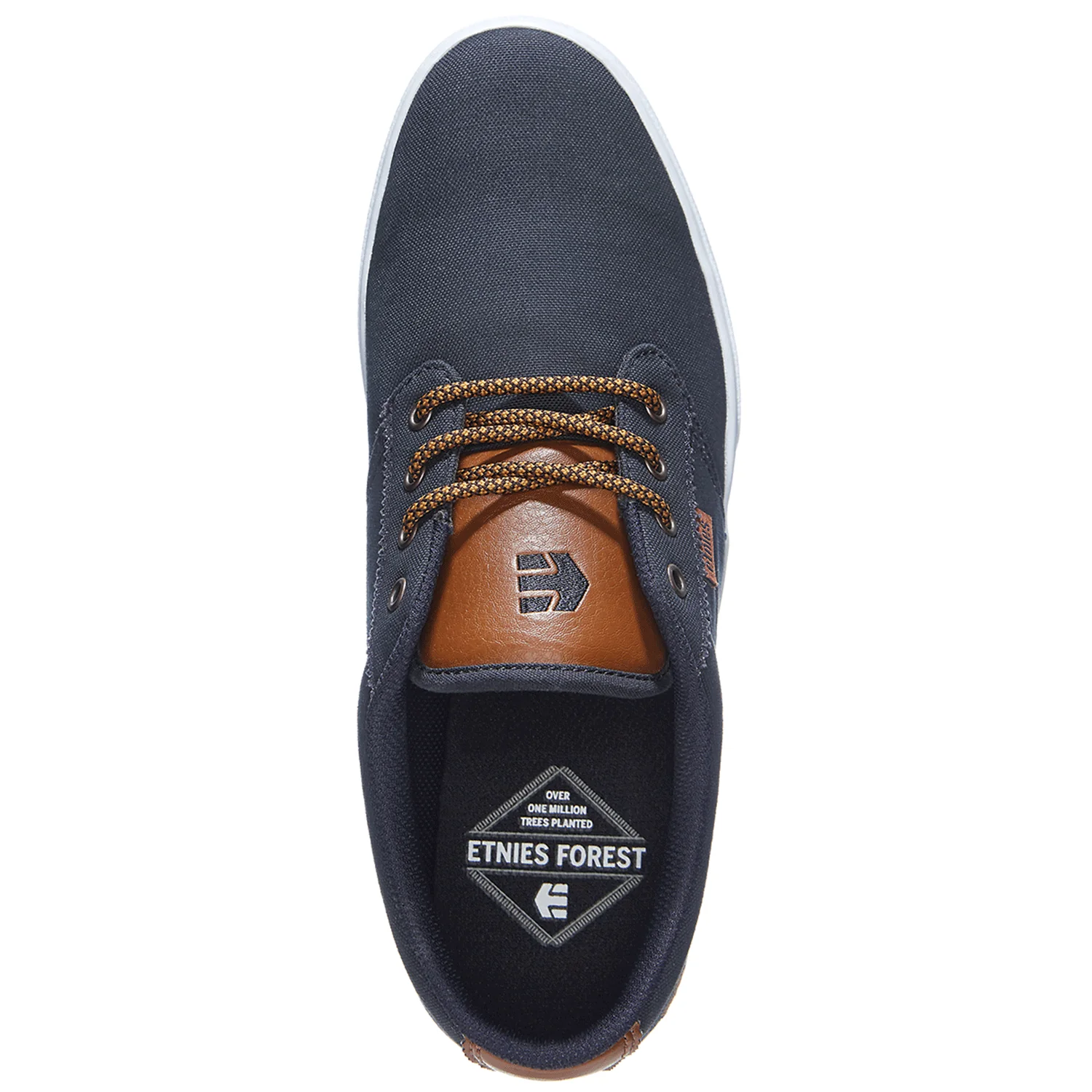 Etnies Shoes Jameson 2 Eco Navy/Tan/White - Image 2
