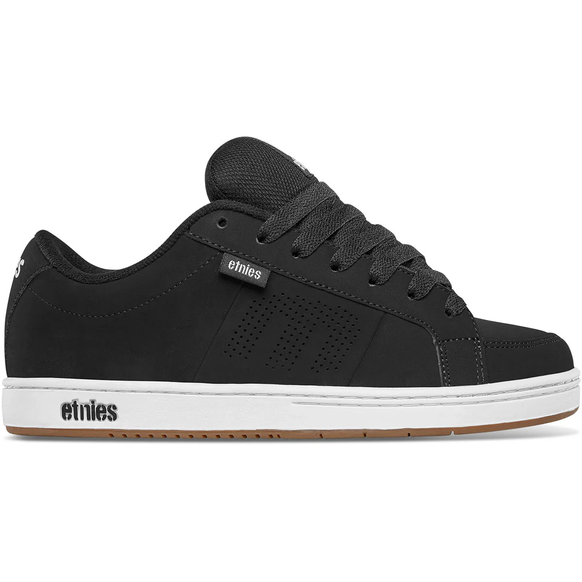 Etnies Skate Shoes Kingpin Black/White/Gum - Image 2